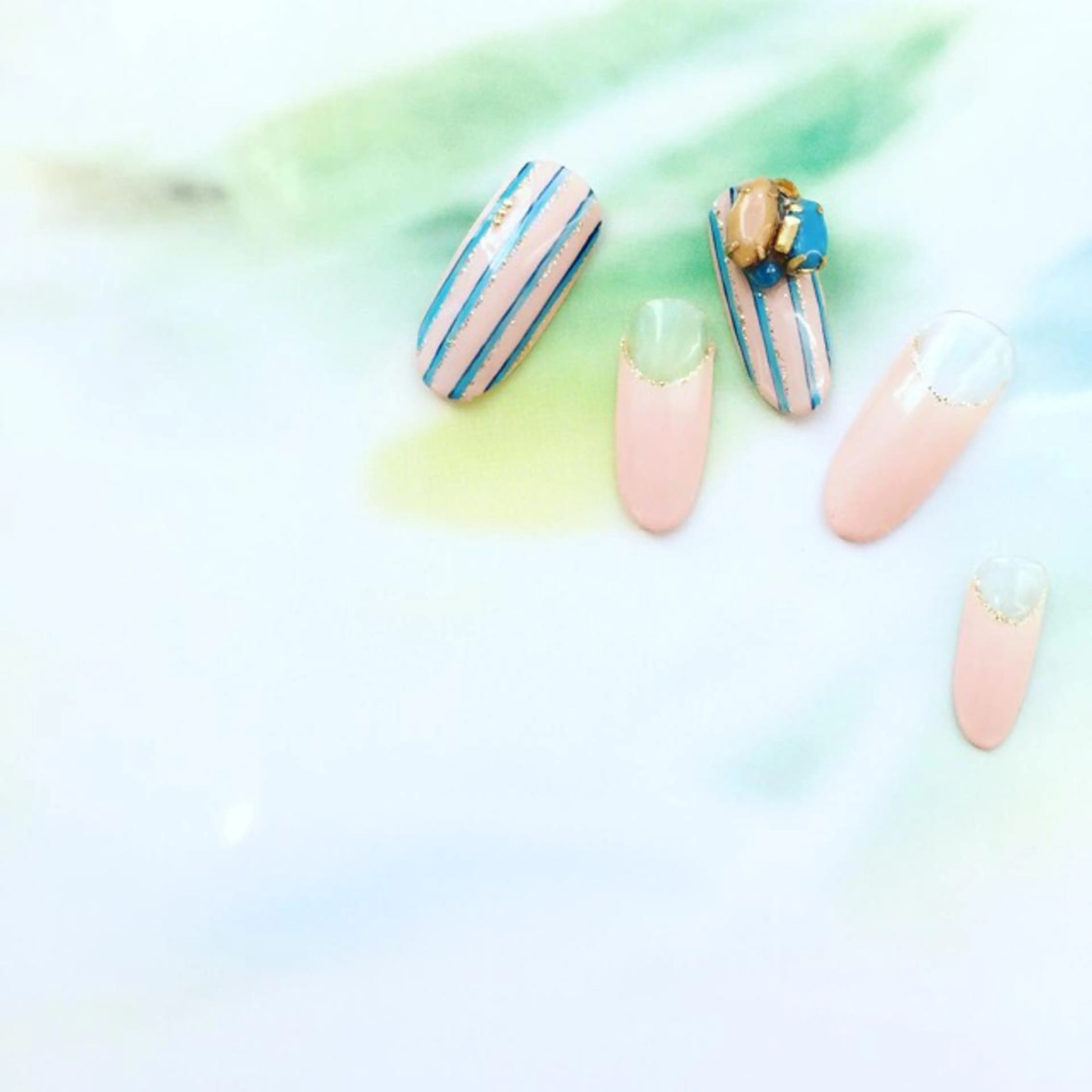 ネイル 春ネイル miel nailのネイルデザイン