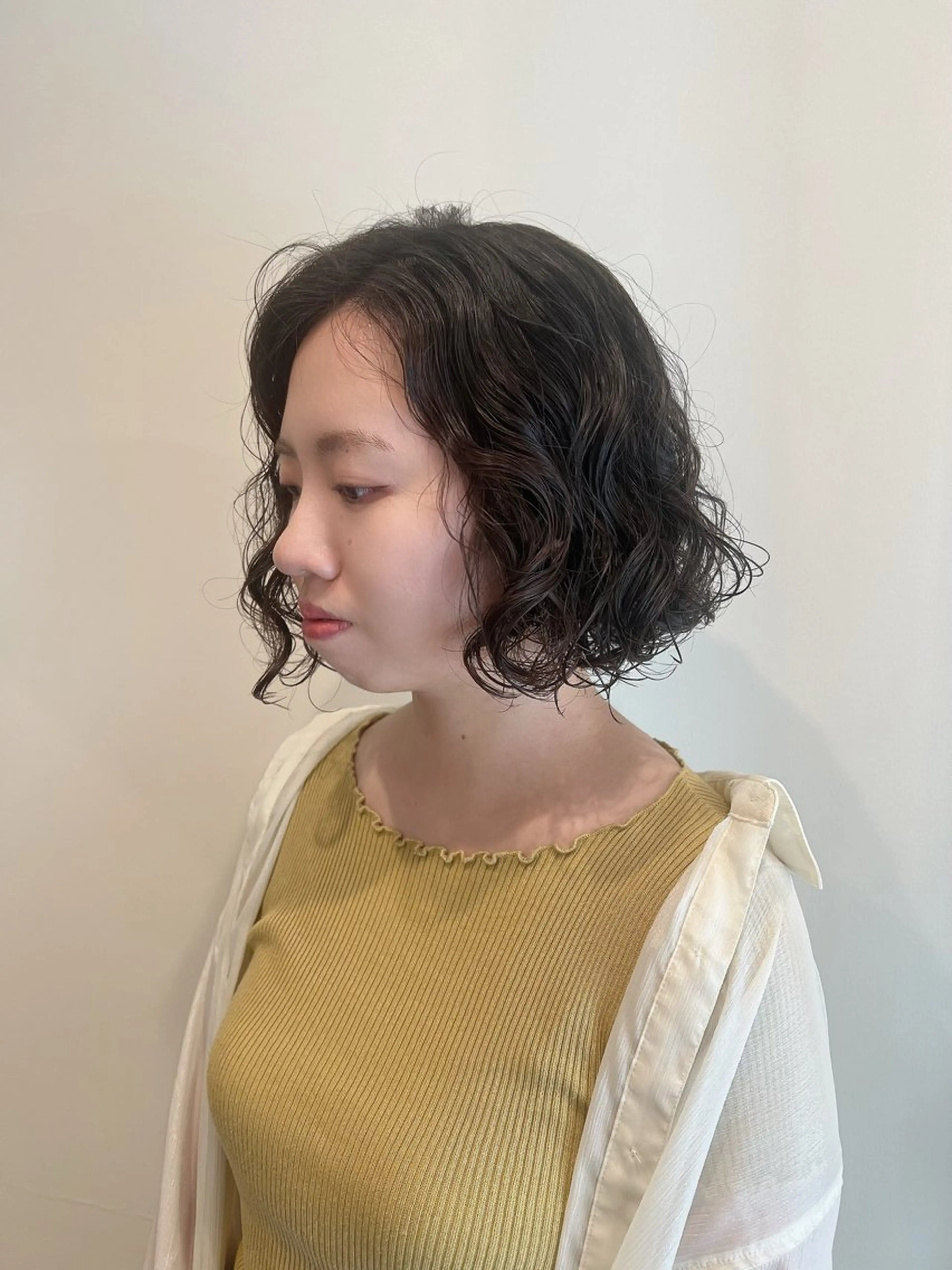 ショート パーマ カット パーマ 工藤 梨花のヘアスタイル