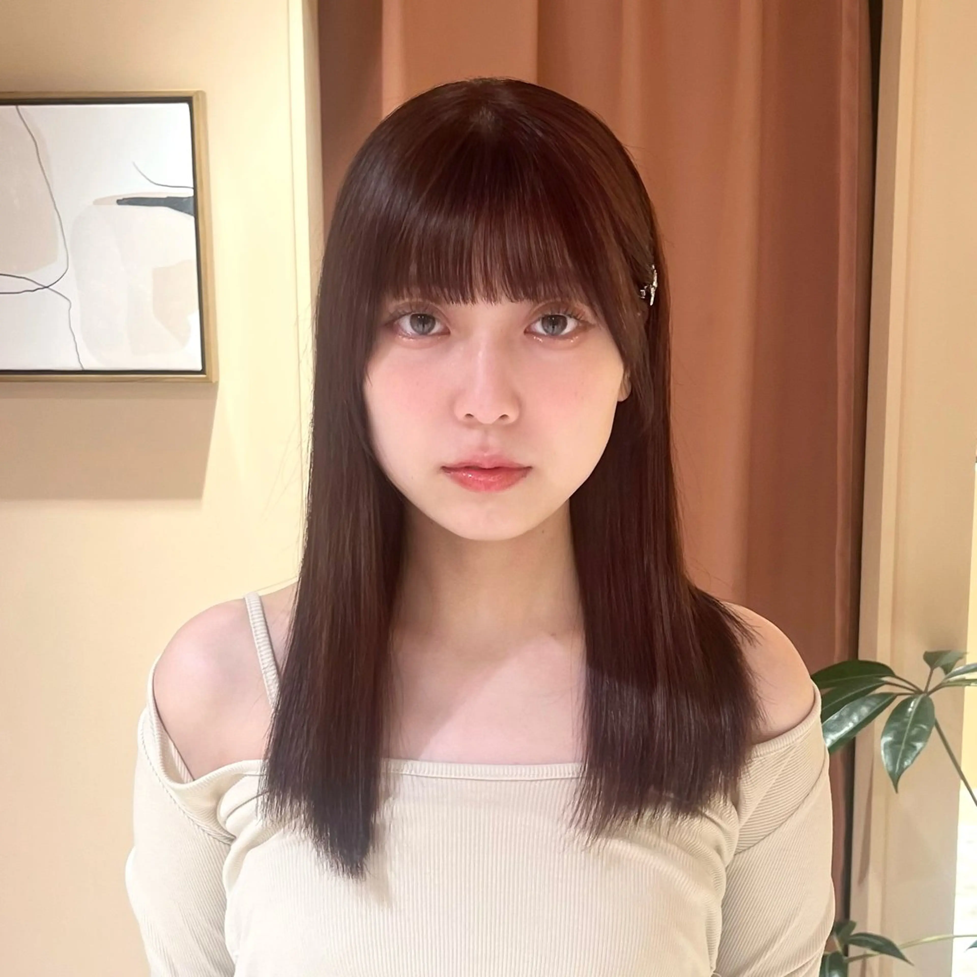 ミディアム カラー ヘアカラー トリートメント coyumi / 𝘦 𝘮 𝘶のヘアスタイル