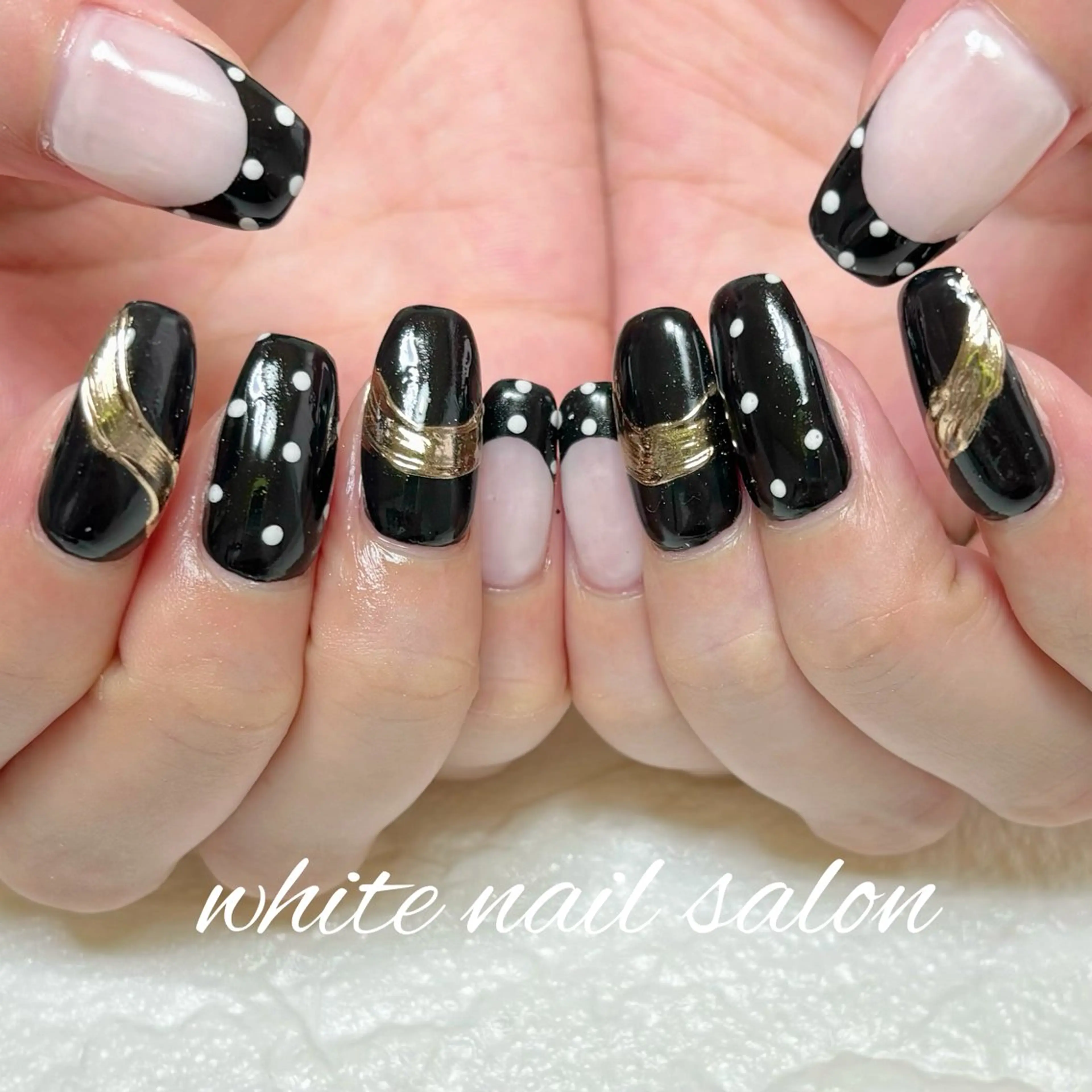 ネイル ホワイト ハンドネイル white nail salonのネイルデザイン