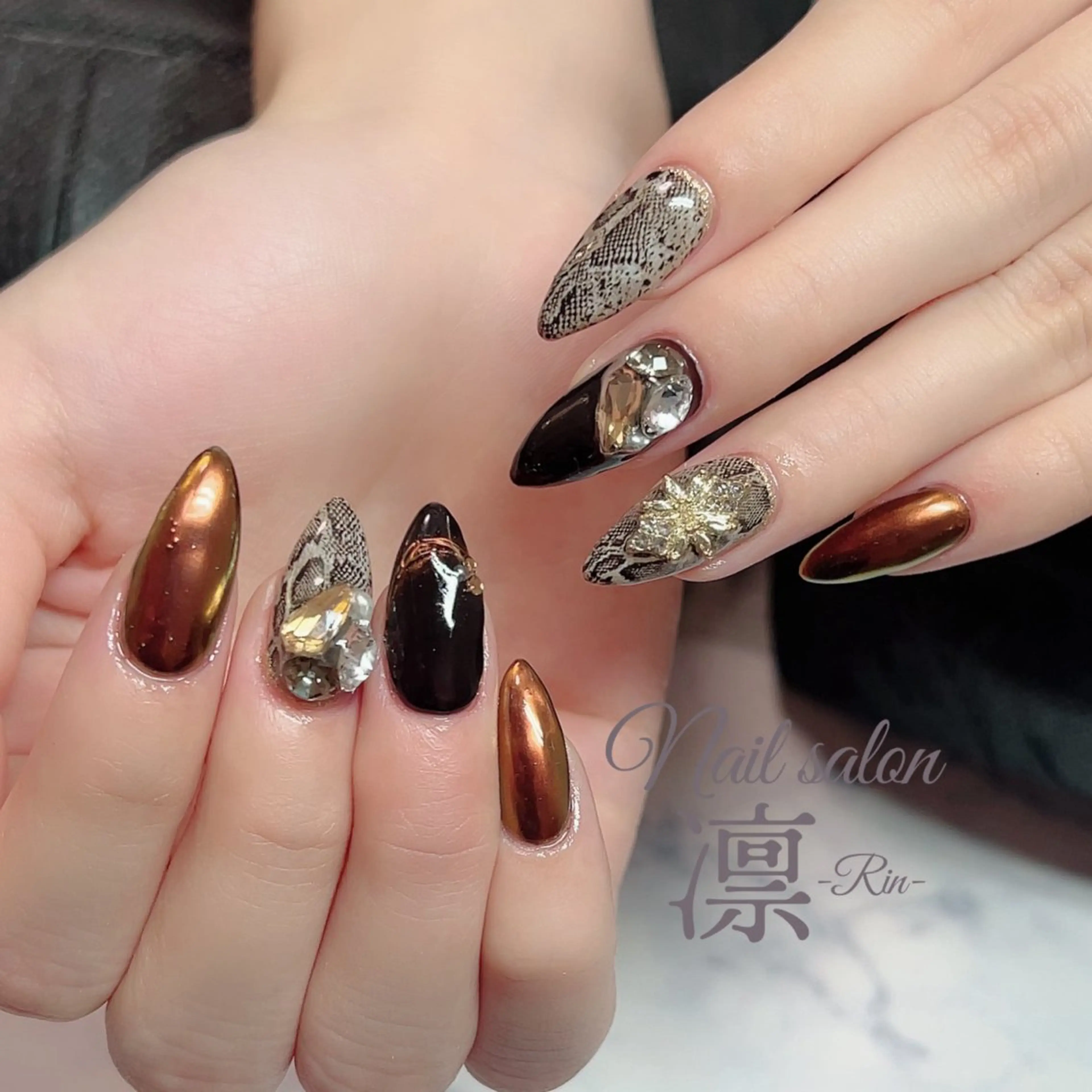 ネイル ジェルネイル private salon凛のネイルデザイン