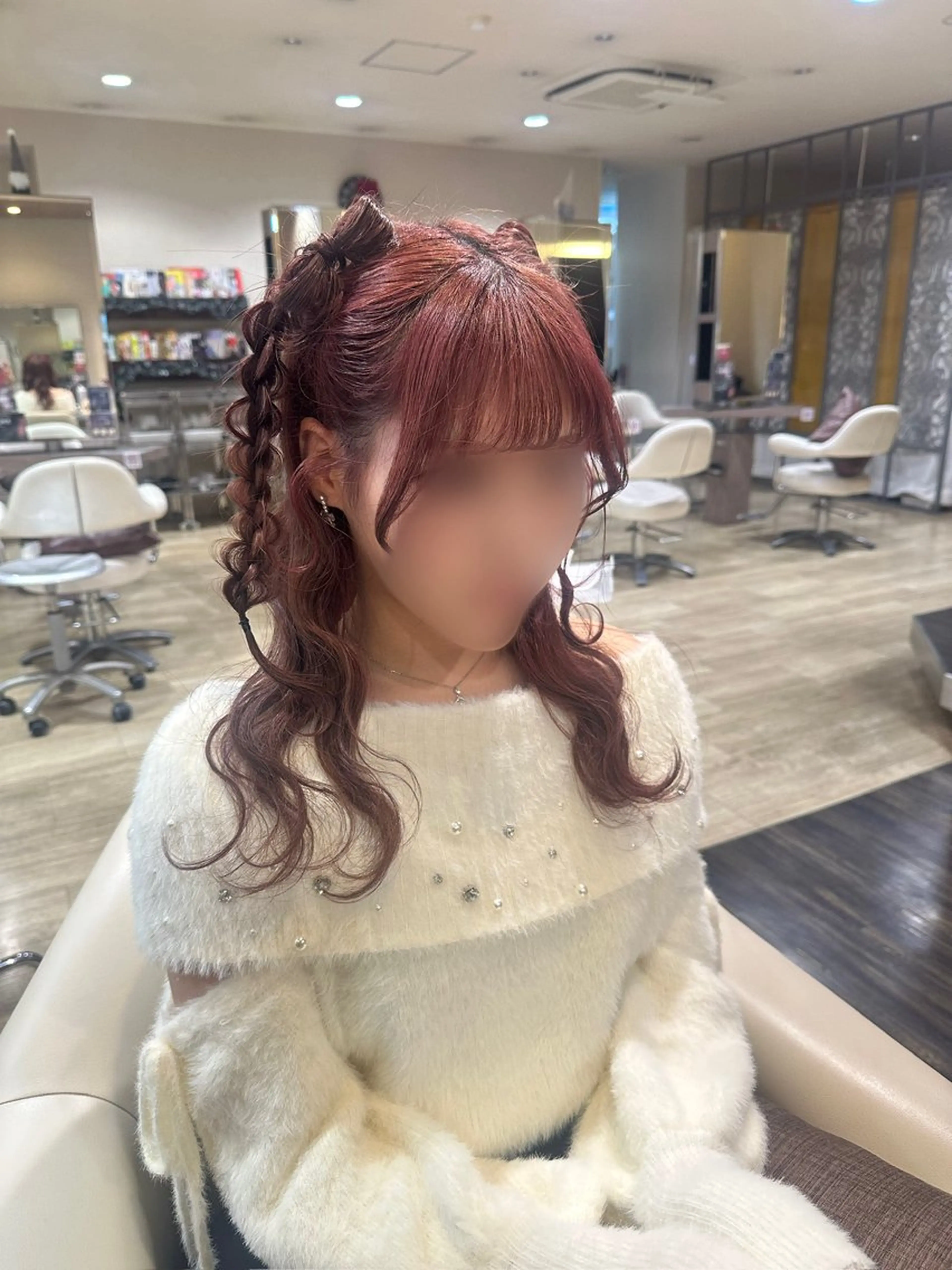 ヘアアレンジ ヘアセット 廣末 千菜のヘアスタイル