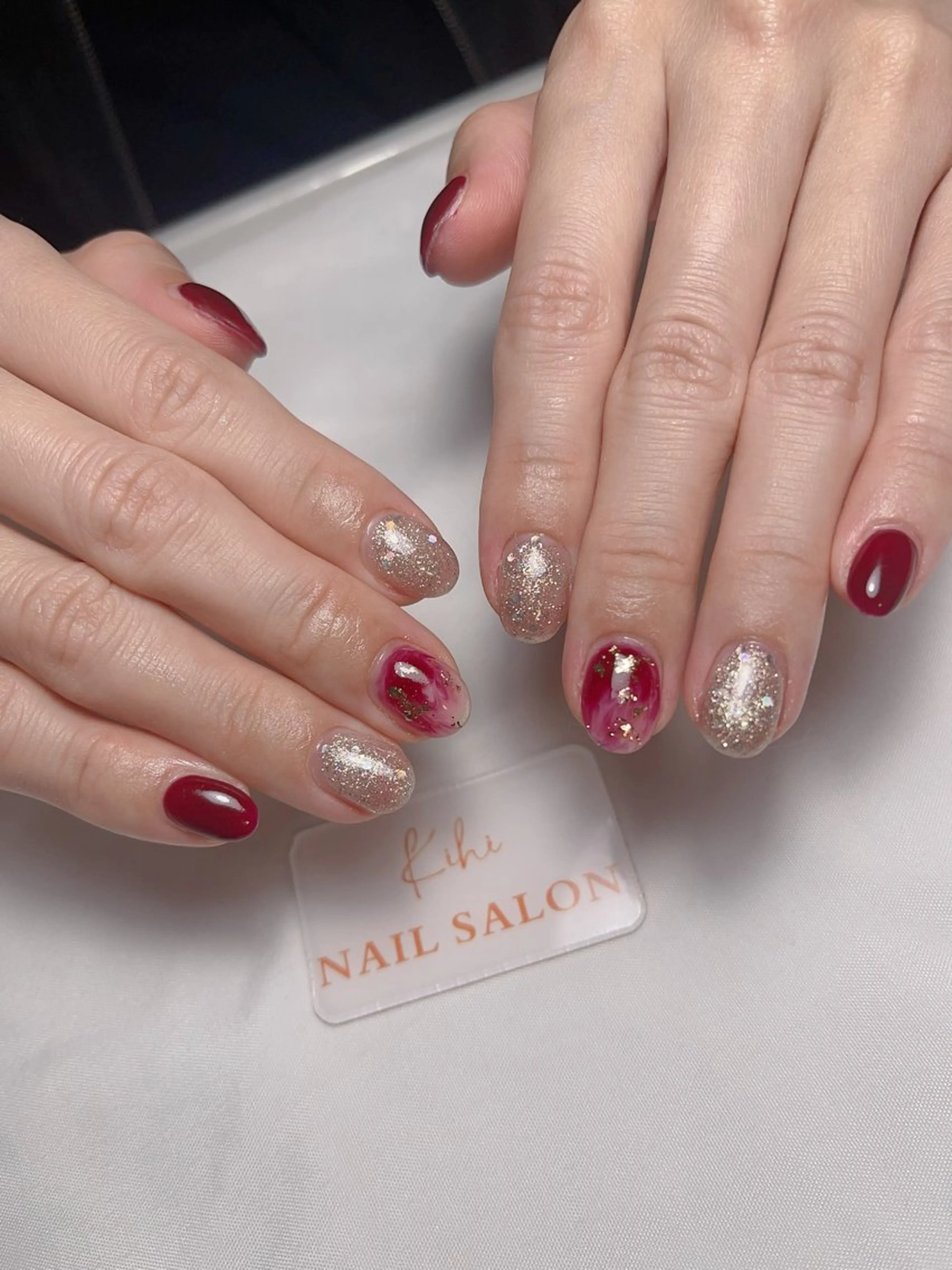 ネイル アートネイル フレンチネイル ジェルネイル グラデーション 韓国ネイル ハンドネイル ハンドケア さくら💮💮 【オフ無料】のネイルデザイン