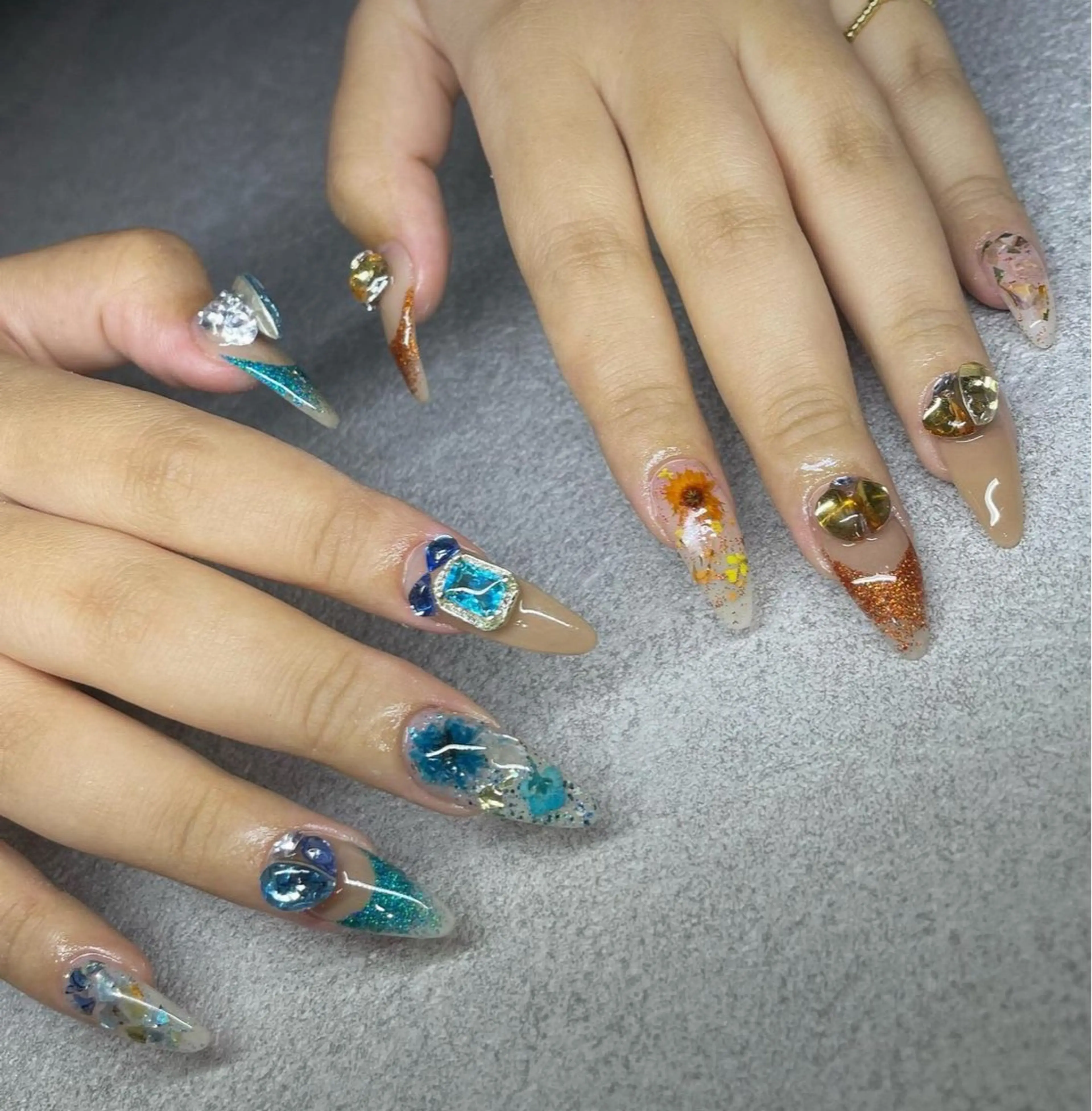 メンズ キッズ ネイル 南堀江ネイル JULYSTARのネイルデザイン