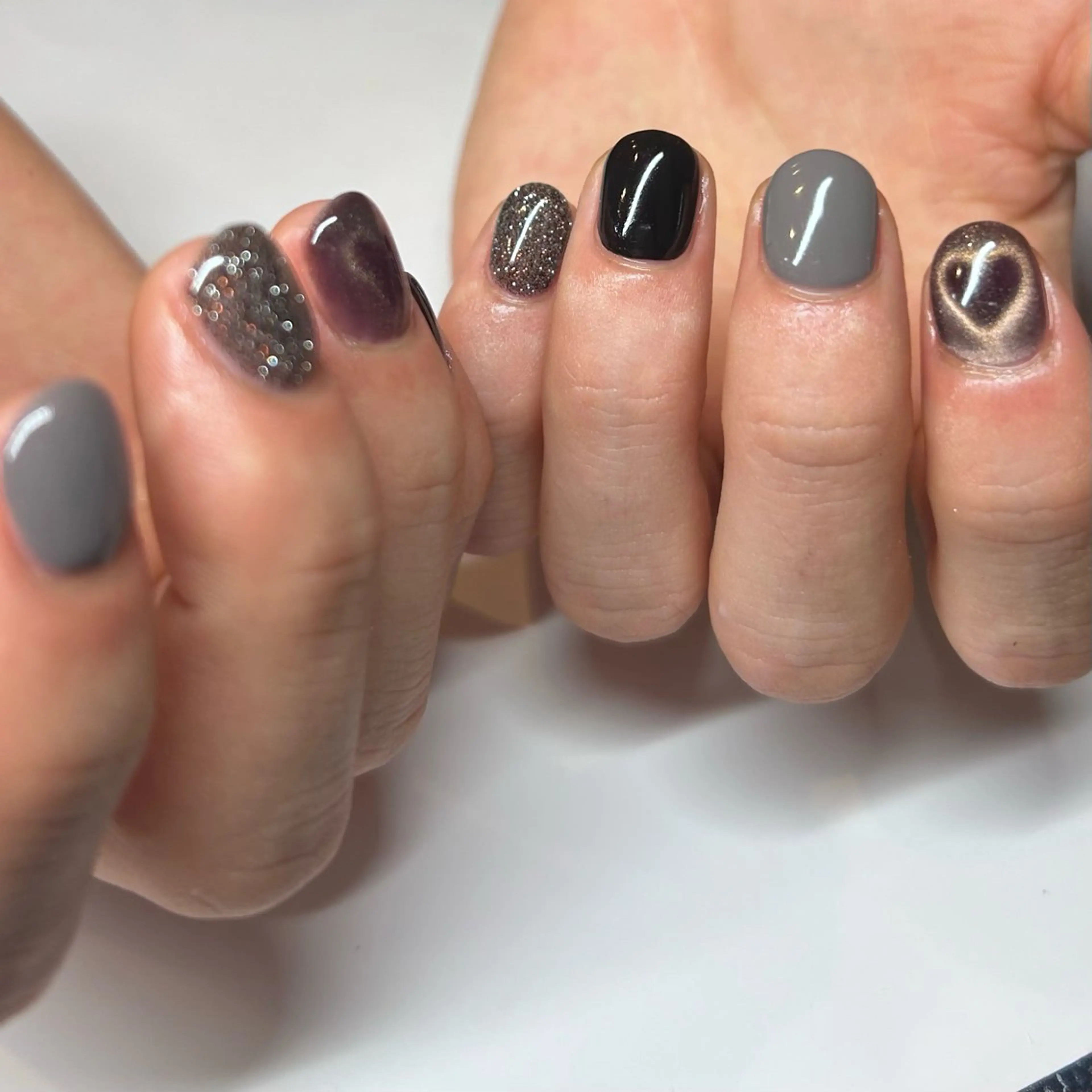 ネイル マグネットネイル メンズネイル nail salon Manonのネイルデザイン