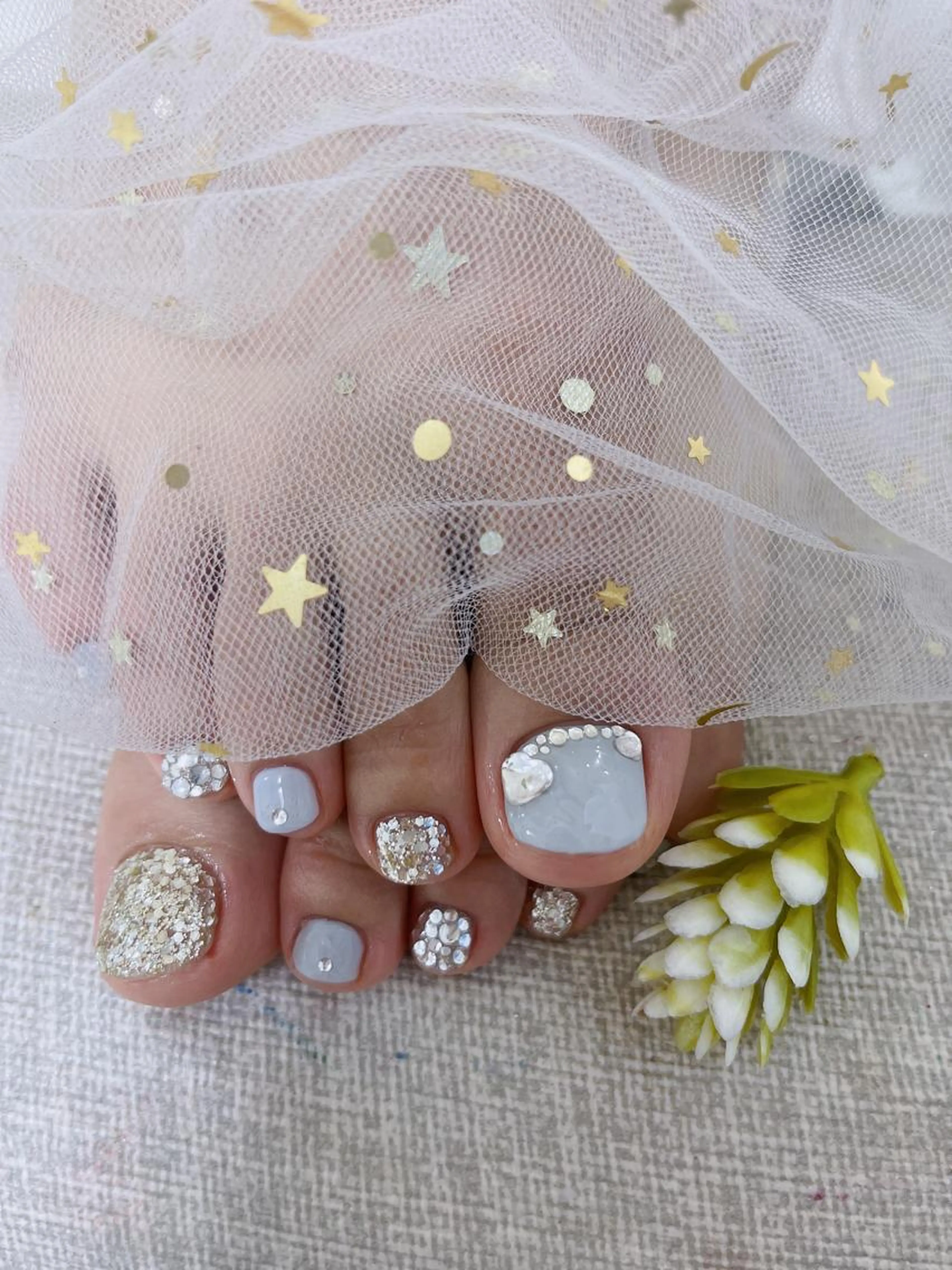 フットネイル 8000円つけ放題の写真