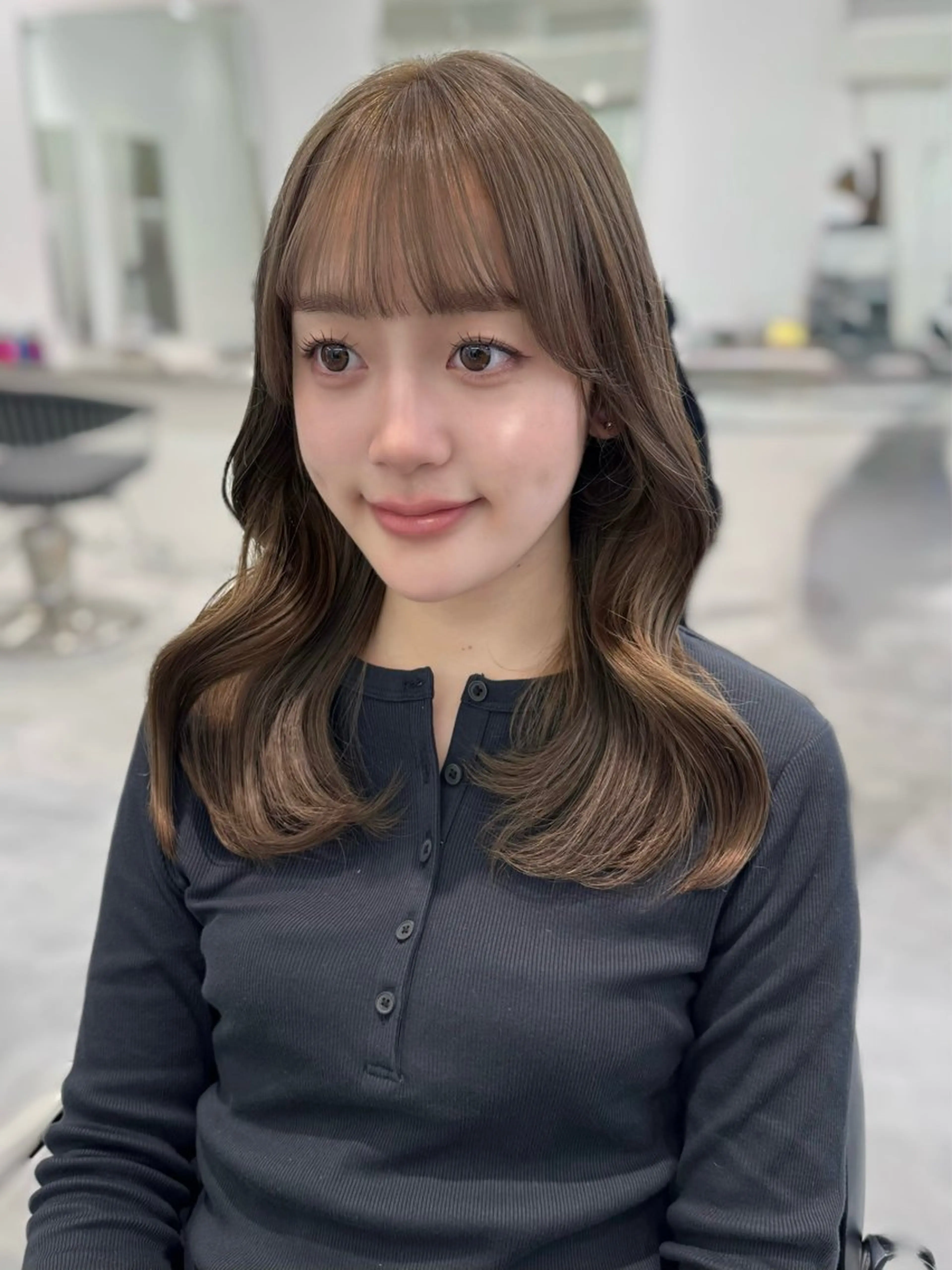カラー ヘアカラー ParveMix🍀 藤原愛未のヘアスタイル