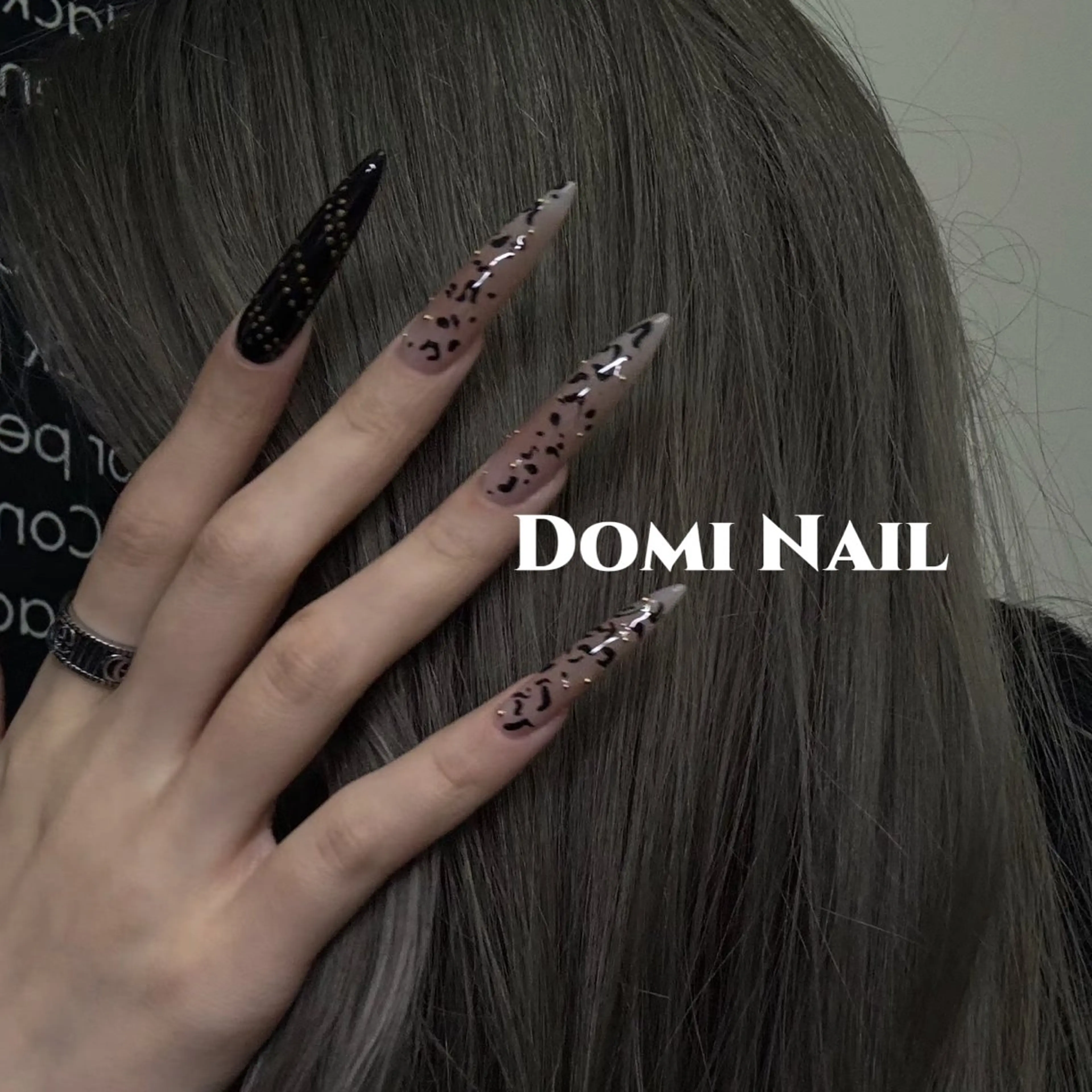 ネイル ロングネイル 持ち込み ネイルチップ ハンドネイル Domi Nail Salonのネイルデザイン