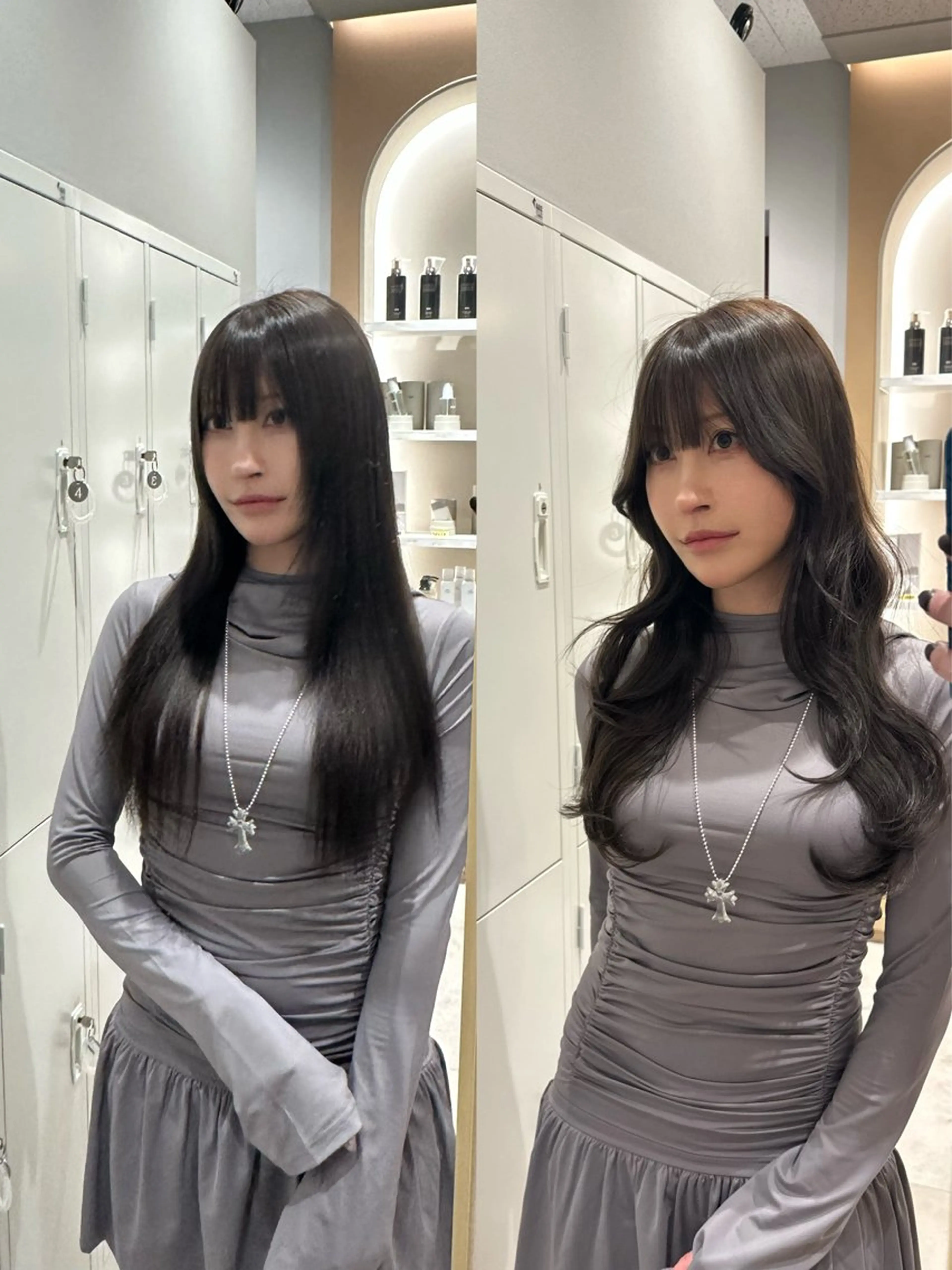 ロング 髪質改善 レイヤーカット 韓国ヘア、髪質改善 ✨平山大樹✨のヘアスタイル