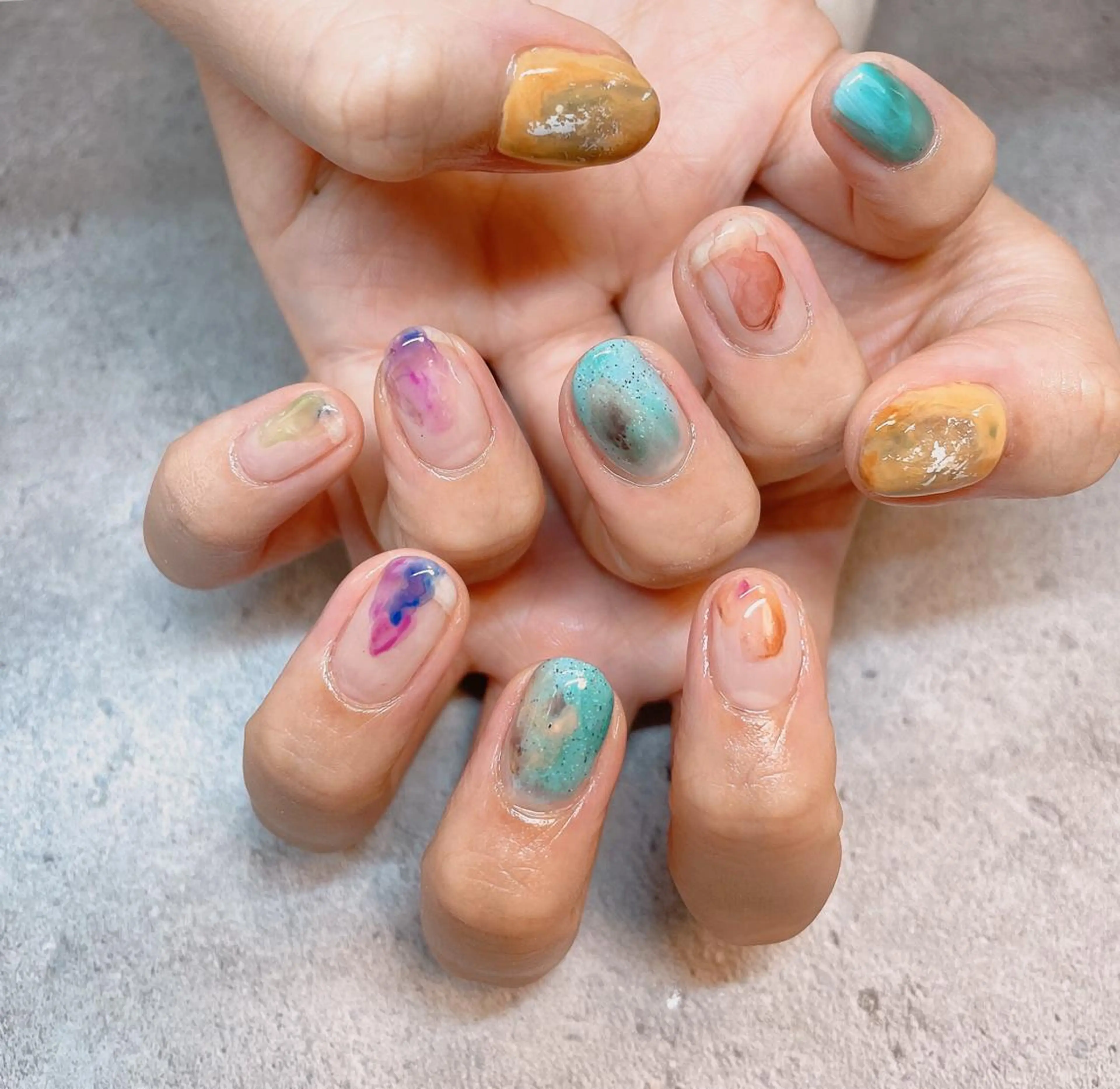 ネイル nail salon Farbe〜ファルべのネイルデザイン