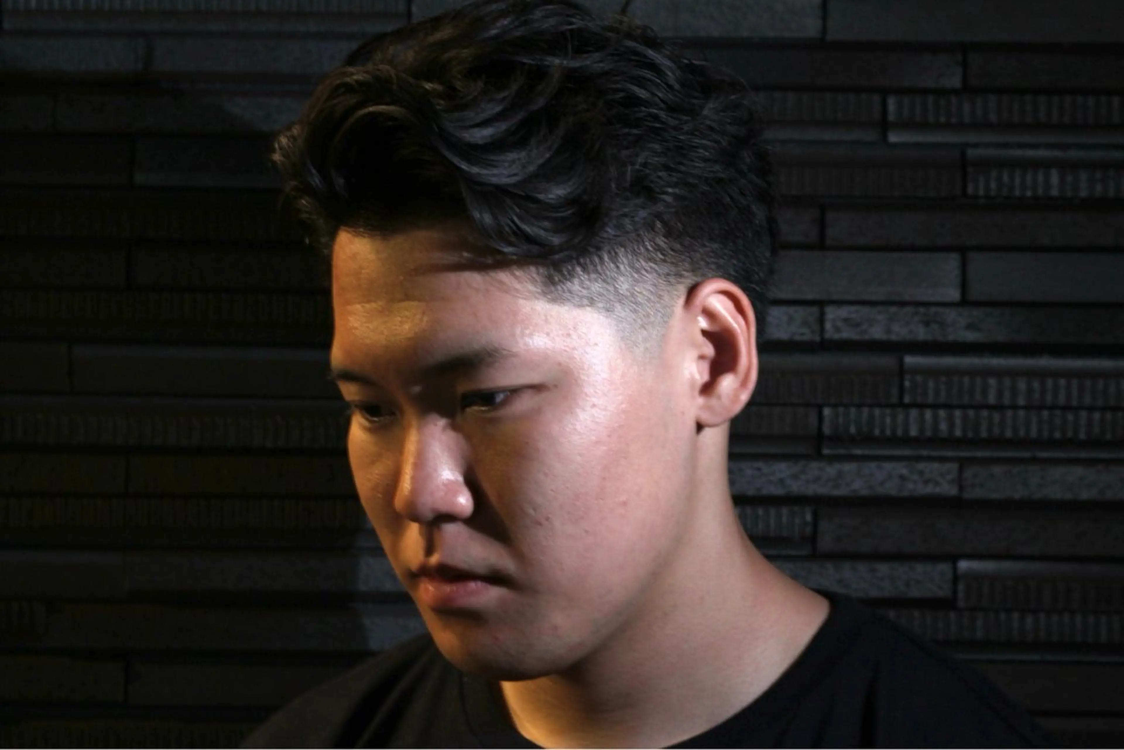 ショート パーマ 鈴木 啓太のヘアスタイル