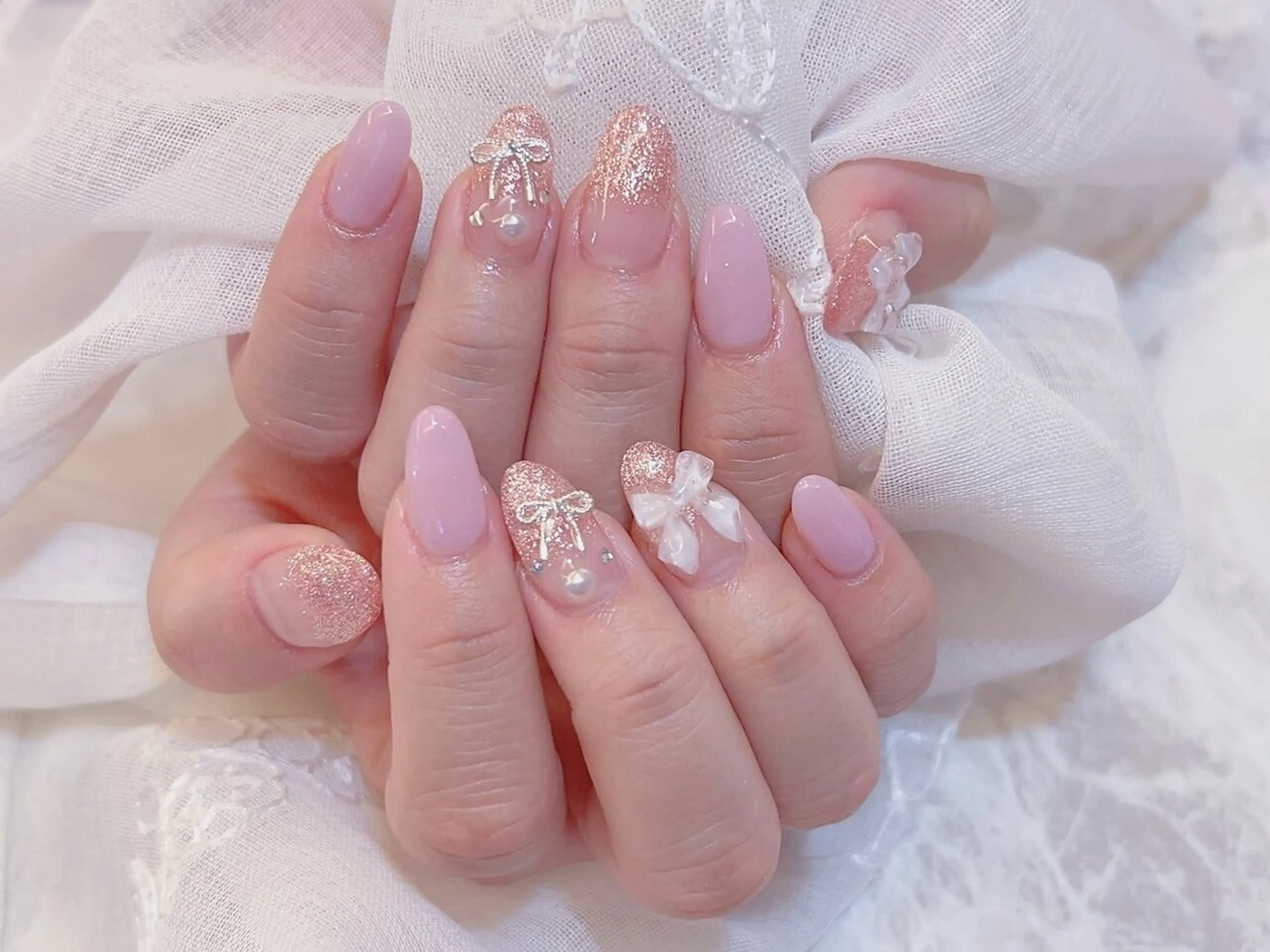 【2本キラキラ】有料パーツも可♪持ち込み2本放題 新規7,980円再来9,980円の写真