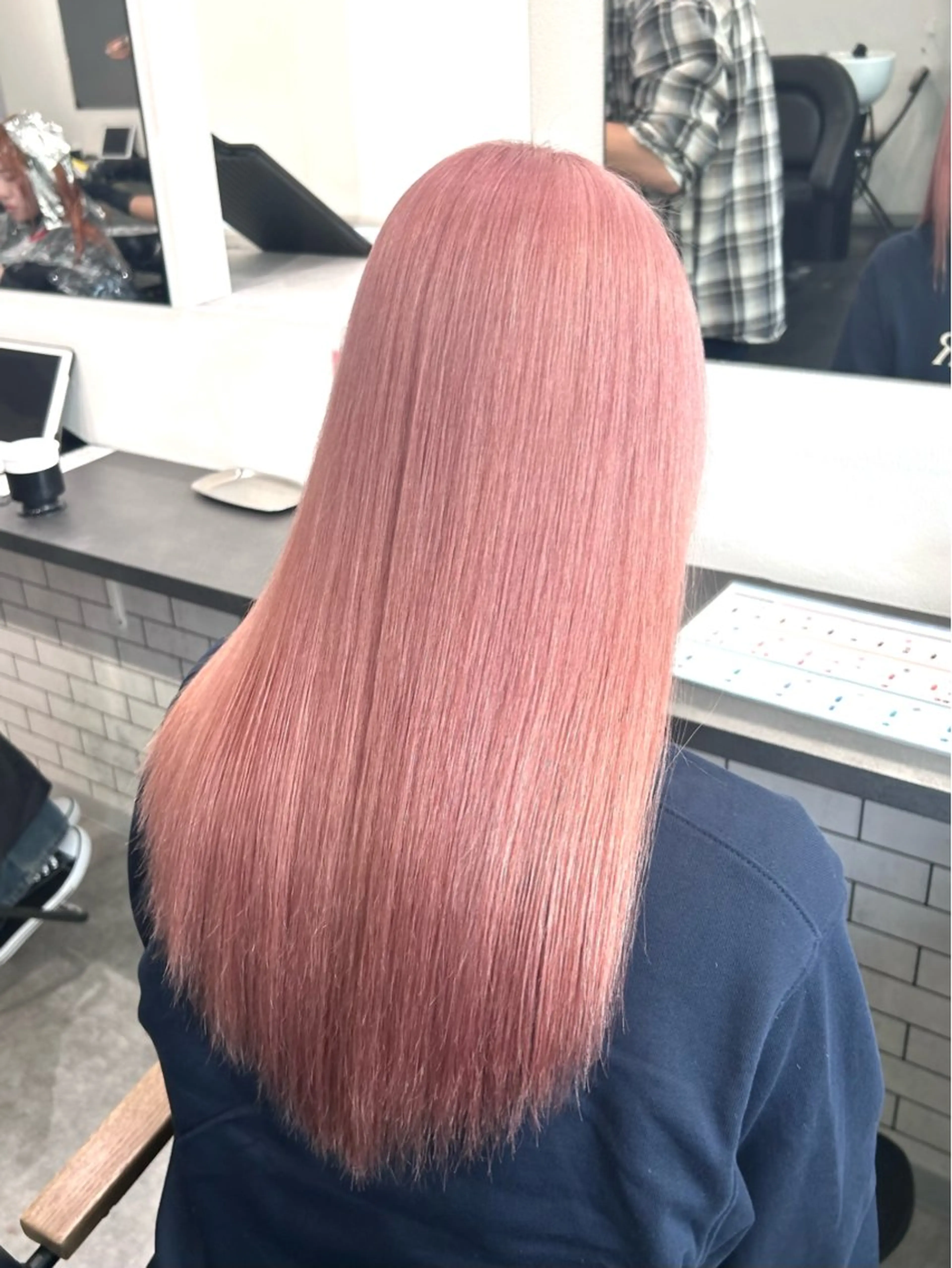 ブリーチ2回＋カラー＋トリートメントの写真