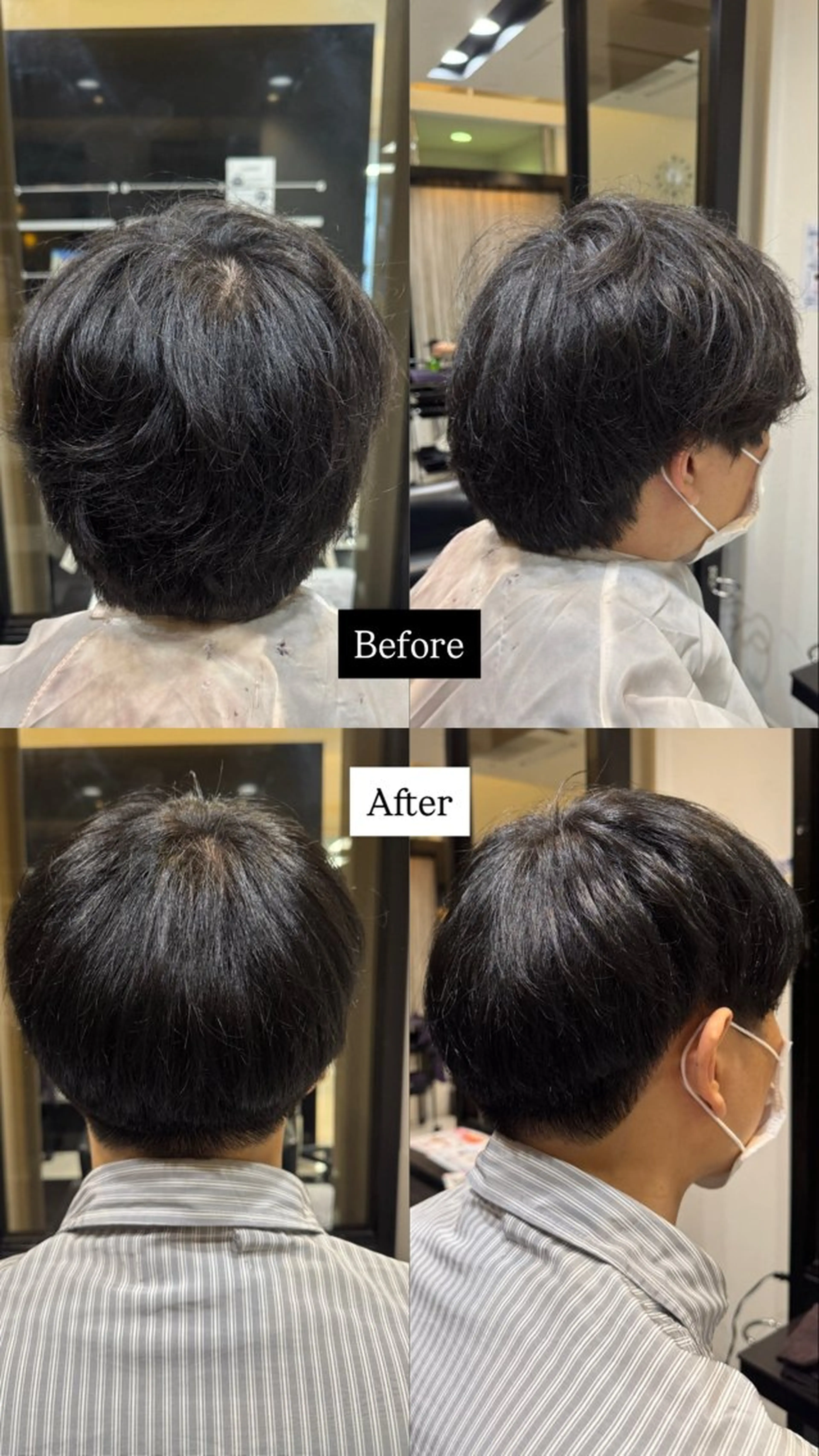 メンズ センターパート マッシュ ツーブロック 刈り上げ カット メンズカット募集/ hiyori🪼のヘアスタイル