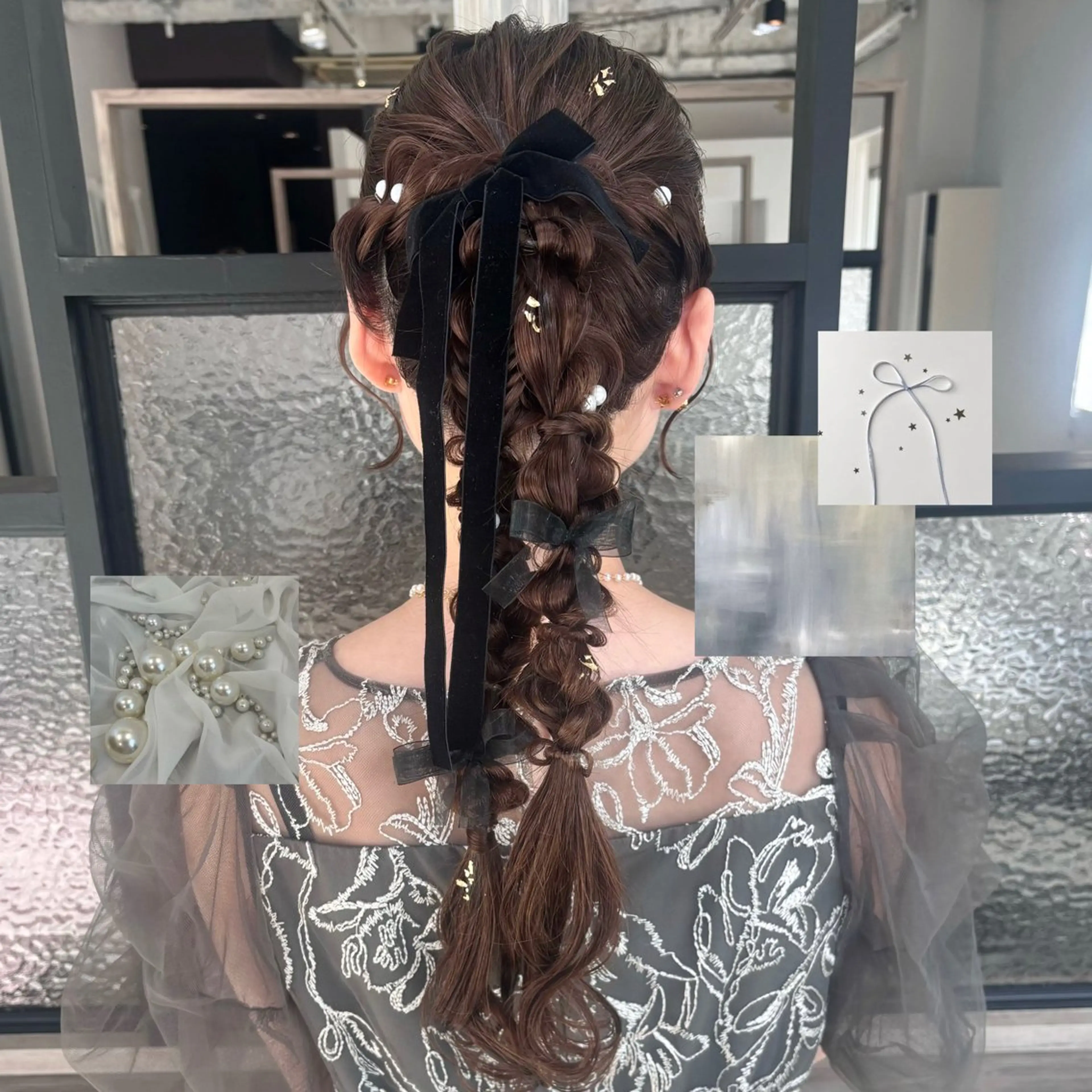 ヘアアレンジ mio ︴ アレンジ ︴ 透明感カラーのヘアスタイル