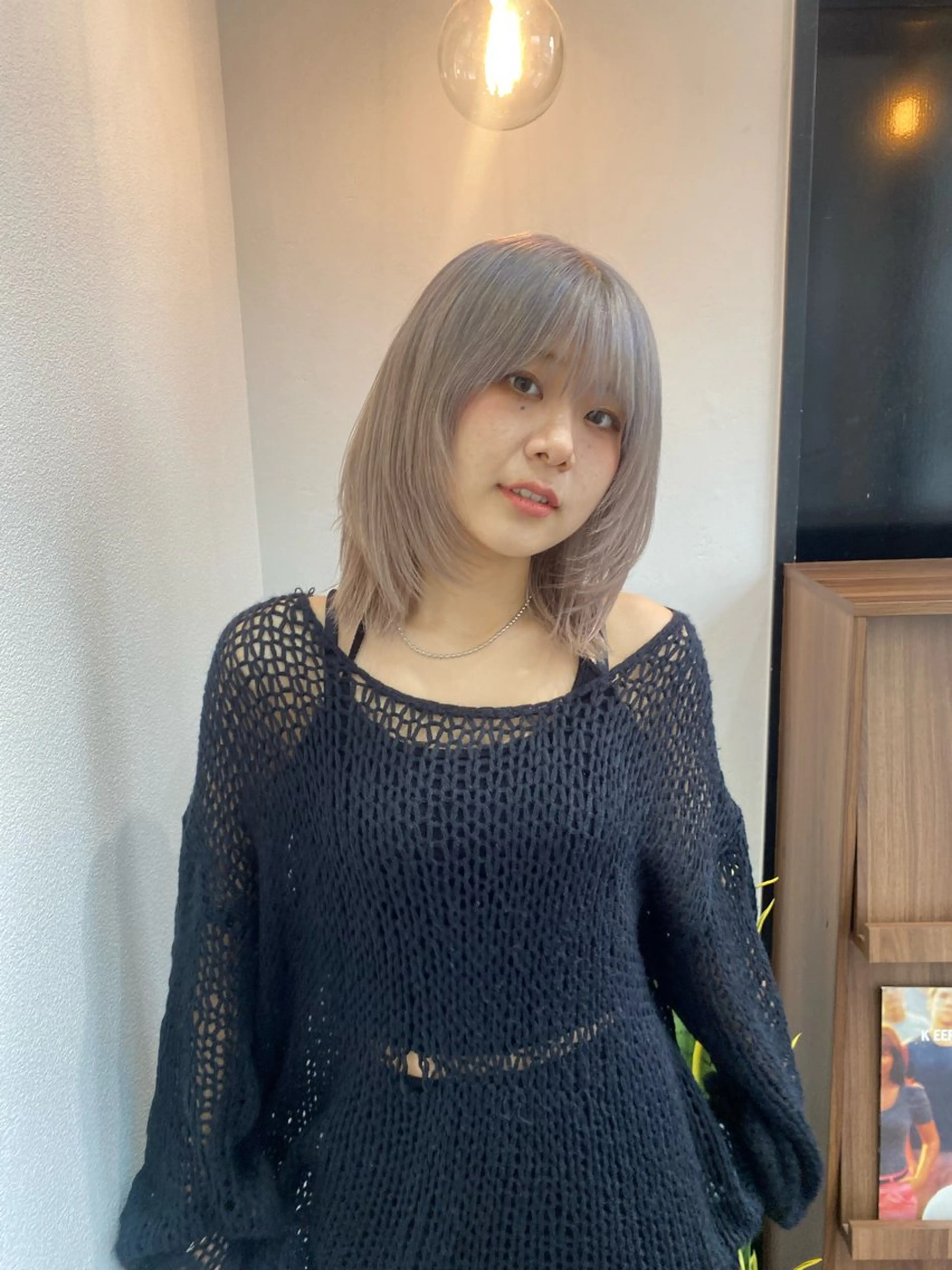 ミディアム カット トリートメント レイヤーボブ/ 艶カラー/サナ🌼のヘアスタイル