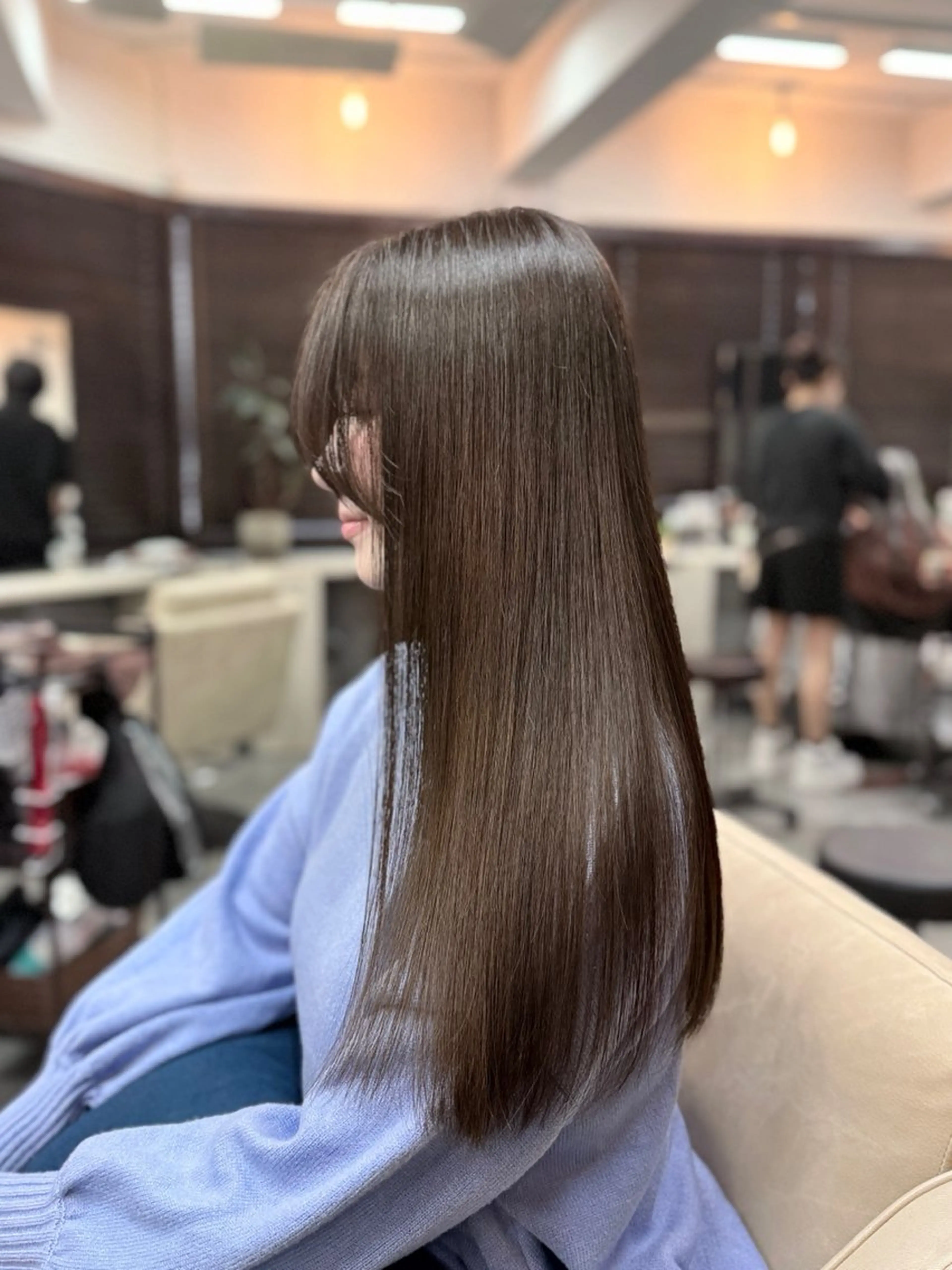 ロング カット ヘアカラー トリートメント 池袋/髪質改善/ 美髪矯正/ボブのヘアスタイル