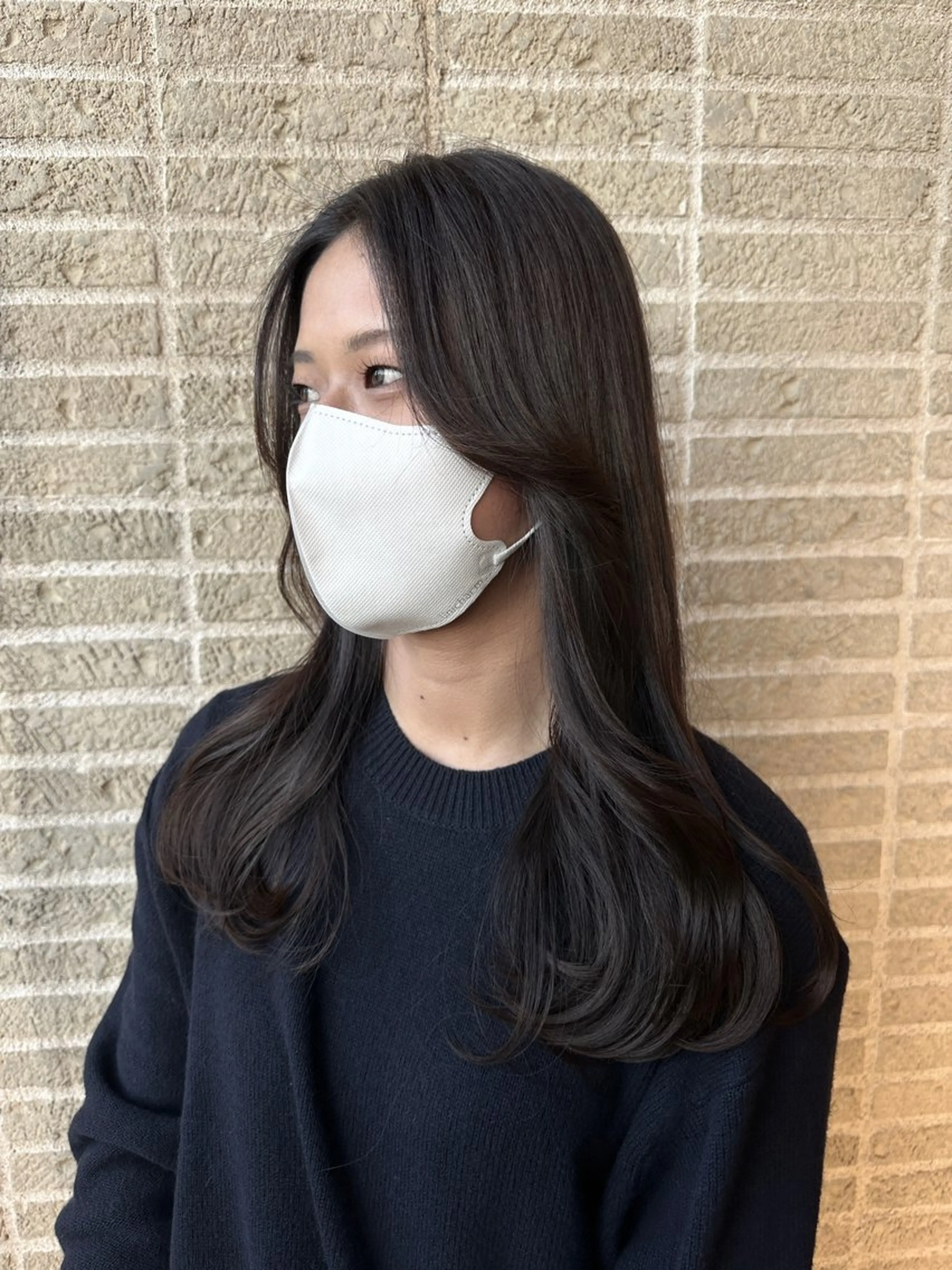 【🐈⬛韓国風スタイル🖤】🇰🇷韓国っぽカット➕艶髪カラー➕Aujua2stepトリートメント🇰🇷の写真