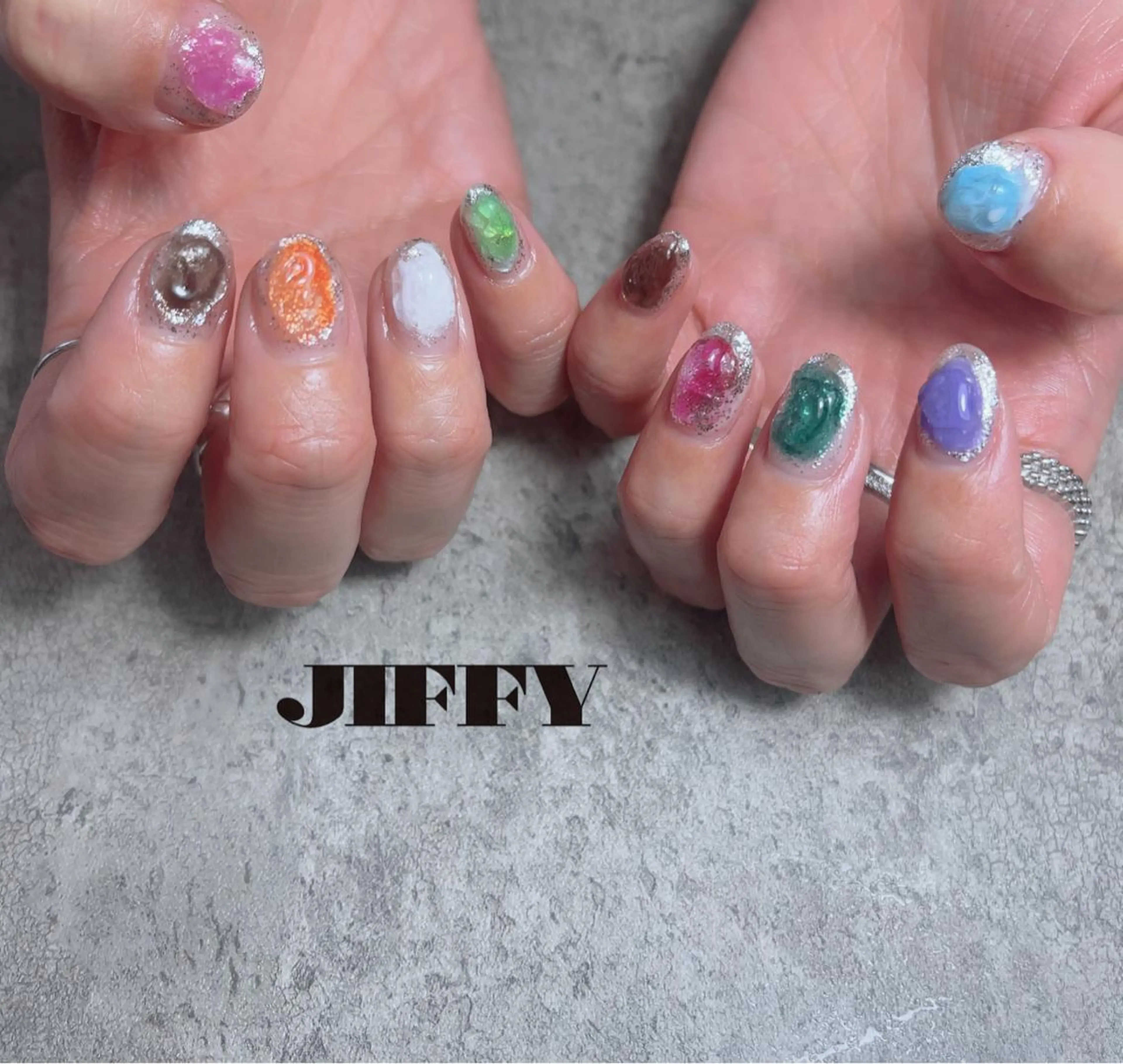 ネイル ニュアンスネイル JIFFY nailstudioのネイルデザイン