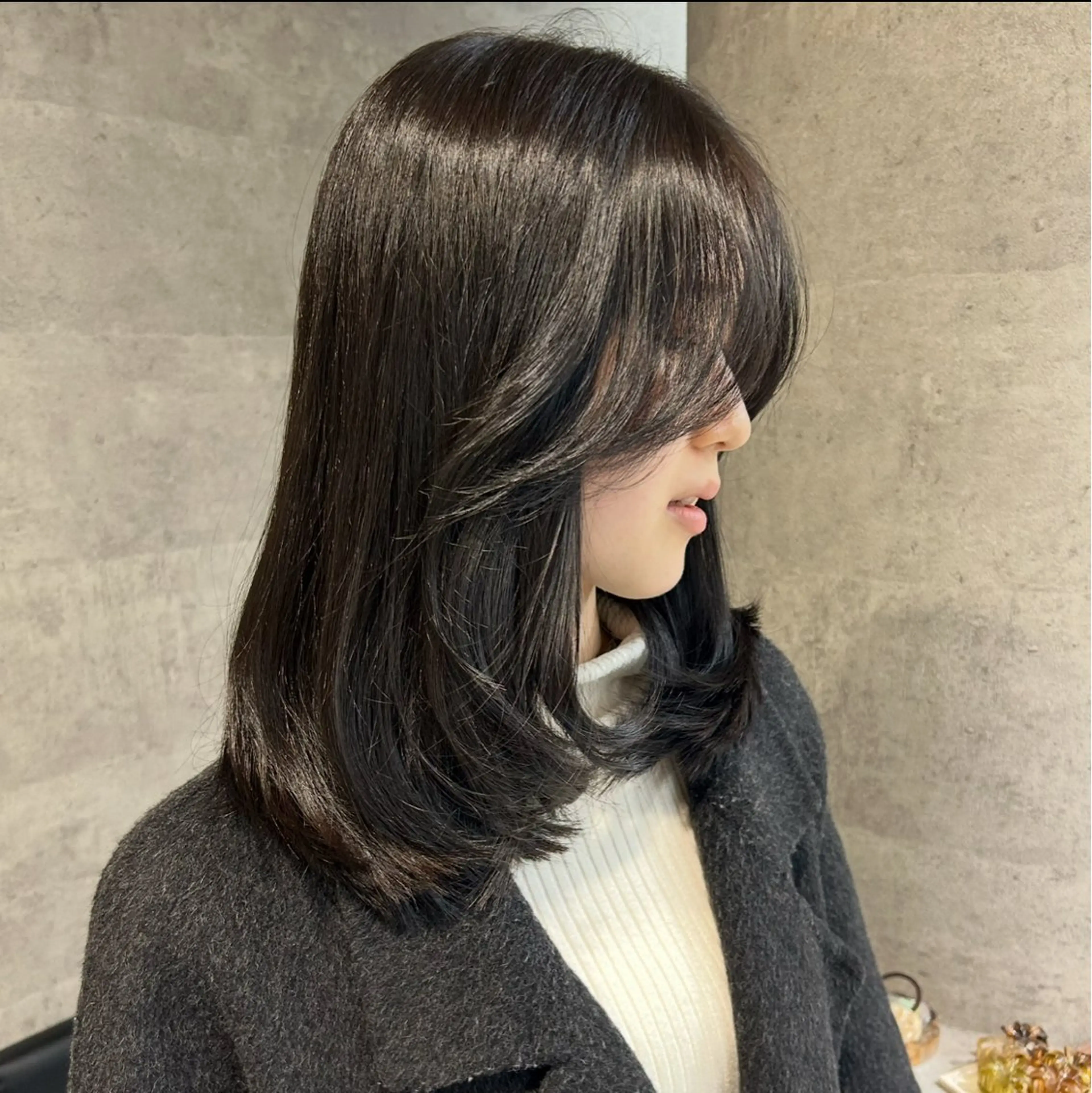 ミディアム カラー カット ヘアカラー トリートメント 外国人風ヘア/ 髪質改善/ayacaのヘアスタイル