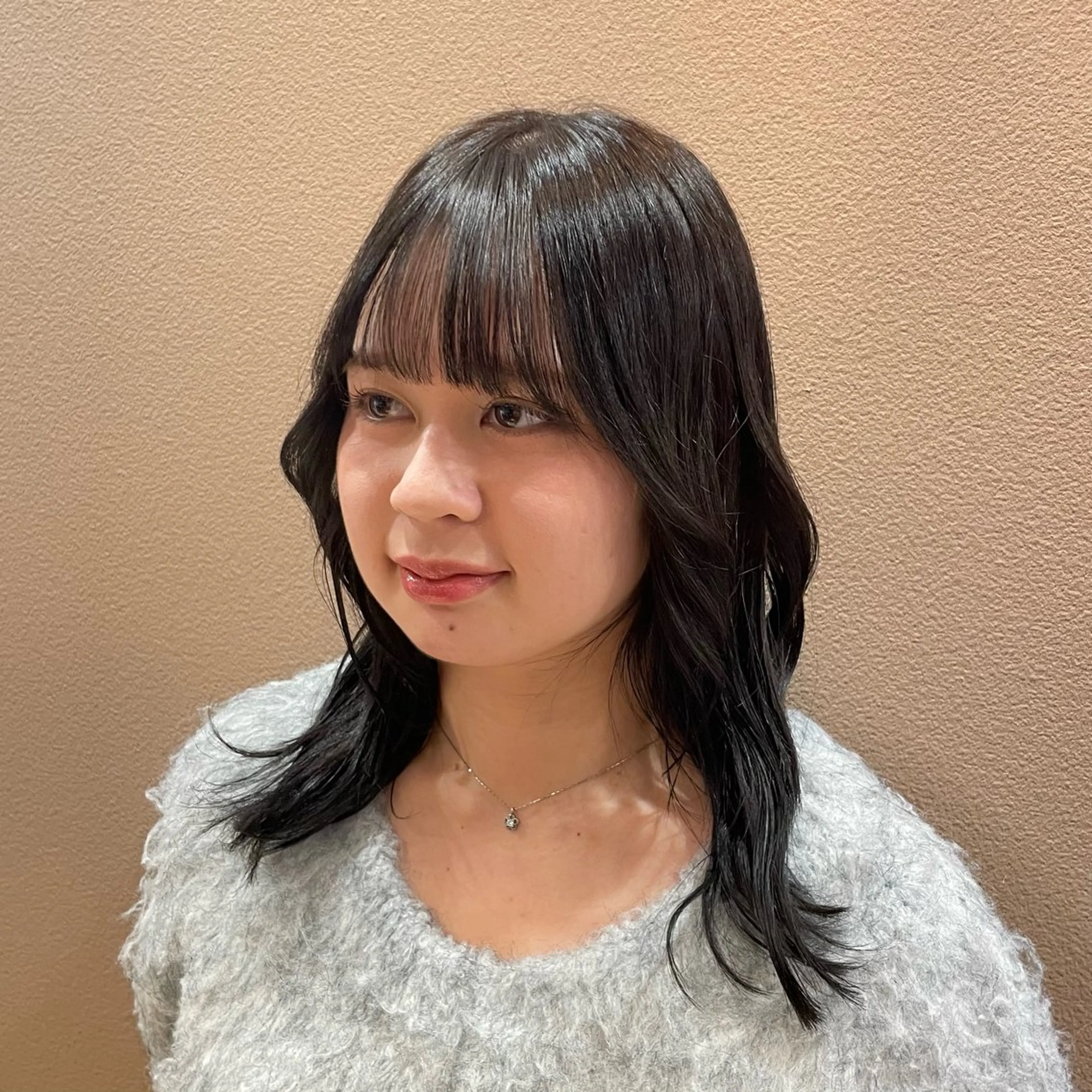 セミロング のむらあんじゅ/ 韓国風レイヤーೀのヘアスタイル