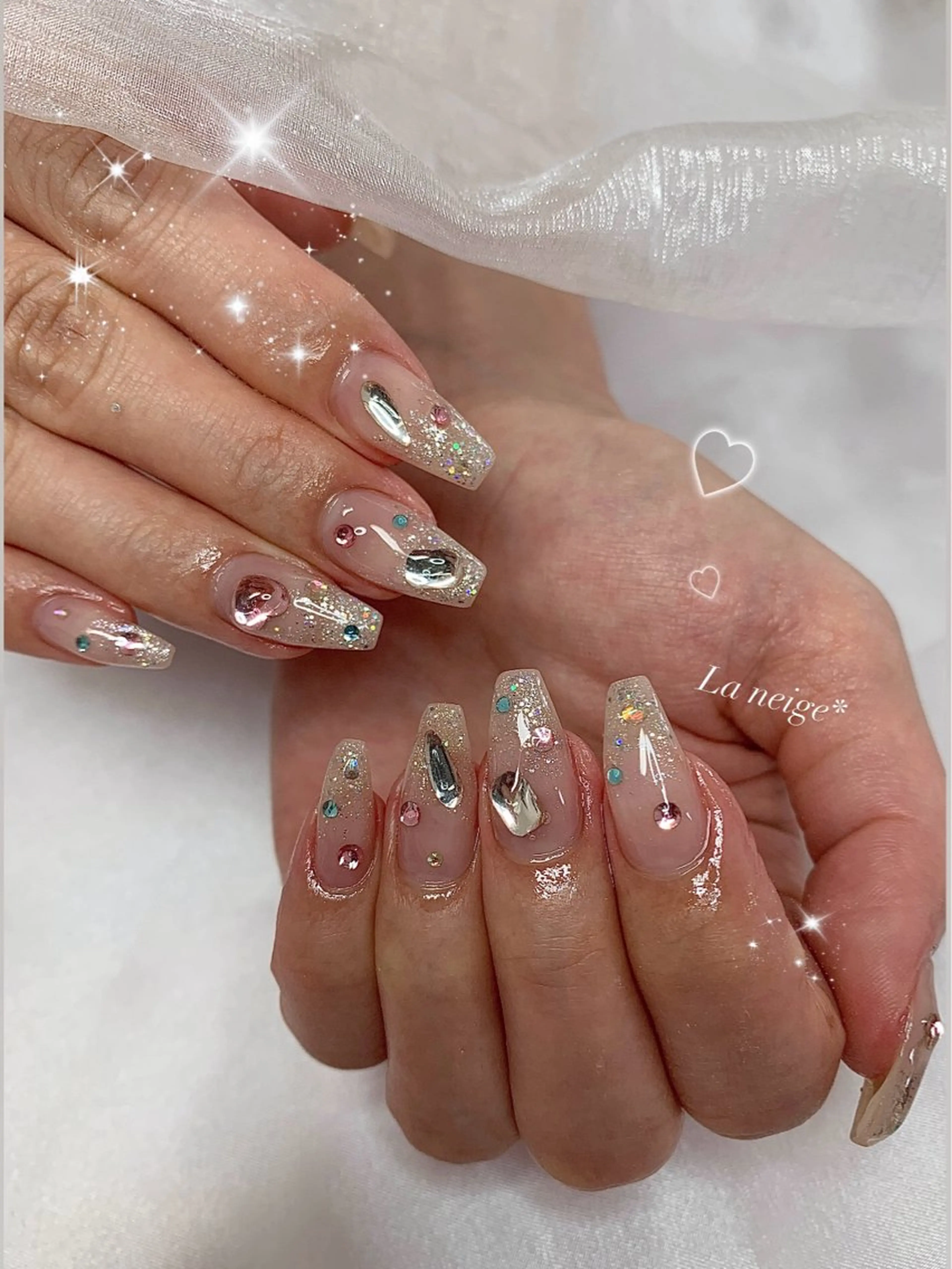 ネイル ハンドネイル La neige* yuki 🐩🌙のネイルデザイン