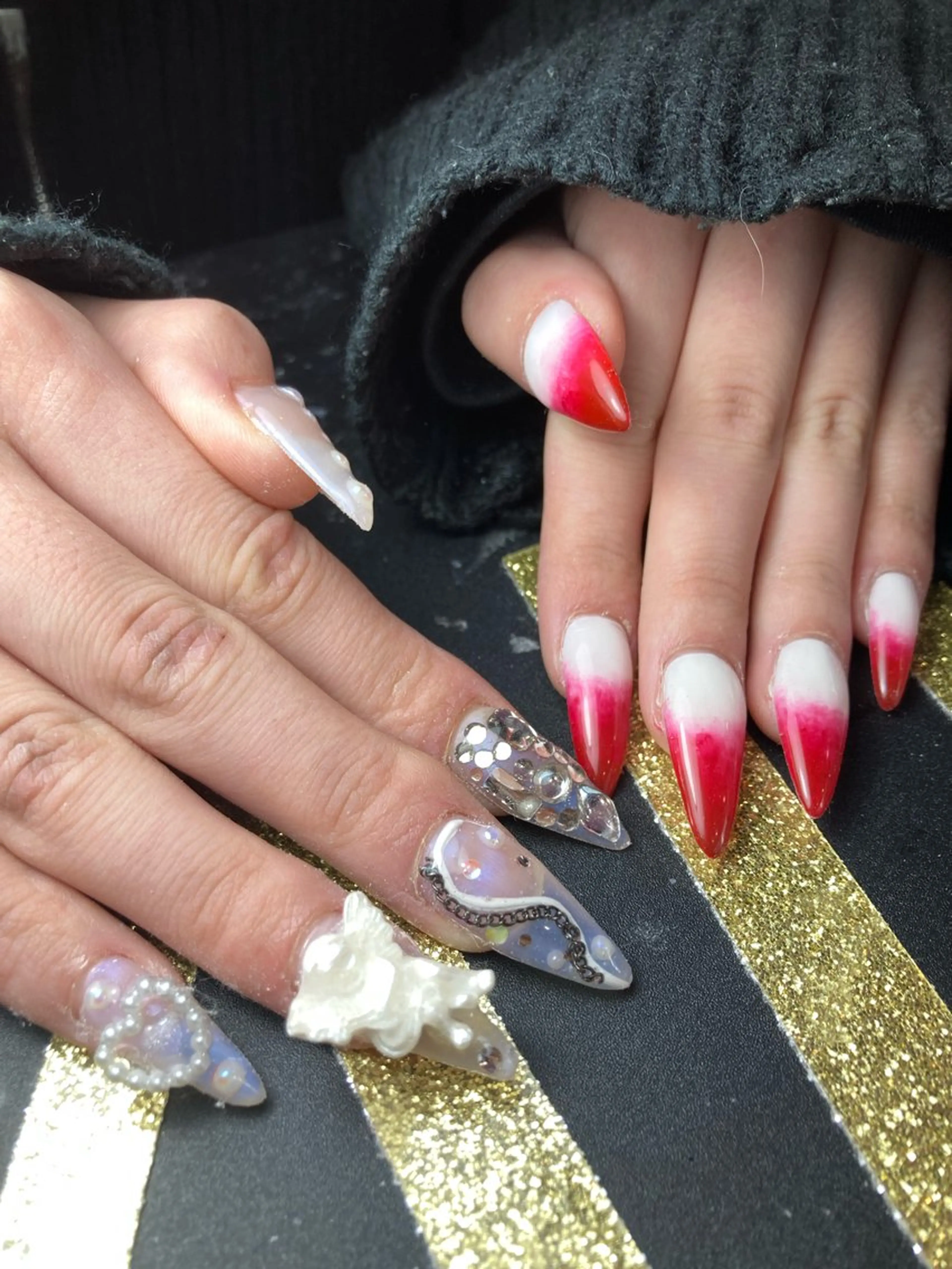 ネイル ハンドネイル 海外ネイル u4me🦄💜のネイルデザイン