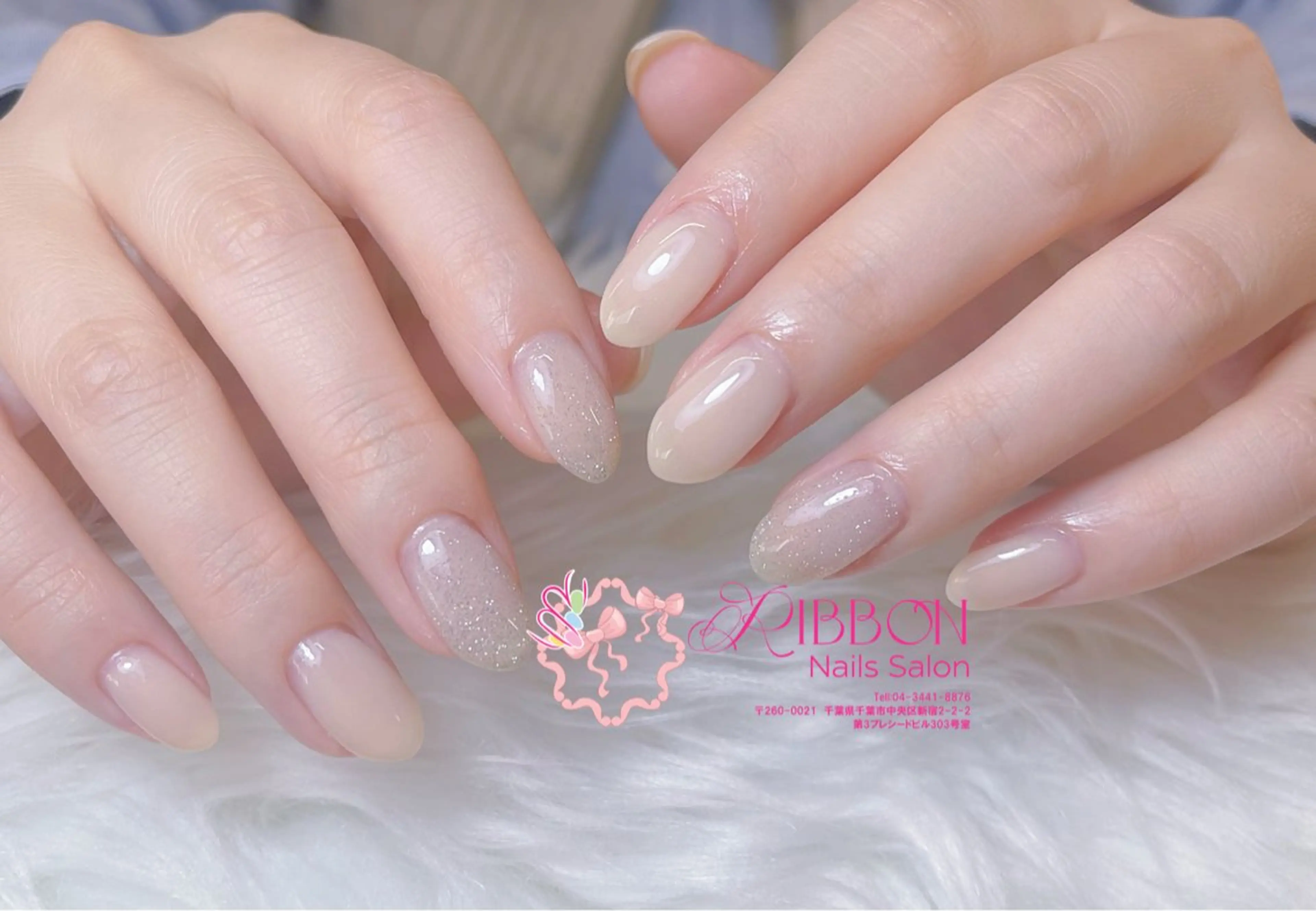 ネイル チークネイル フットネイル フレンチネイル グラデーション 韓国ネイル Ribbonnail salonのネイルデザイン