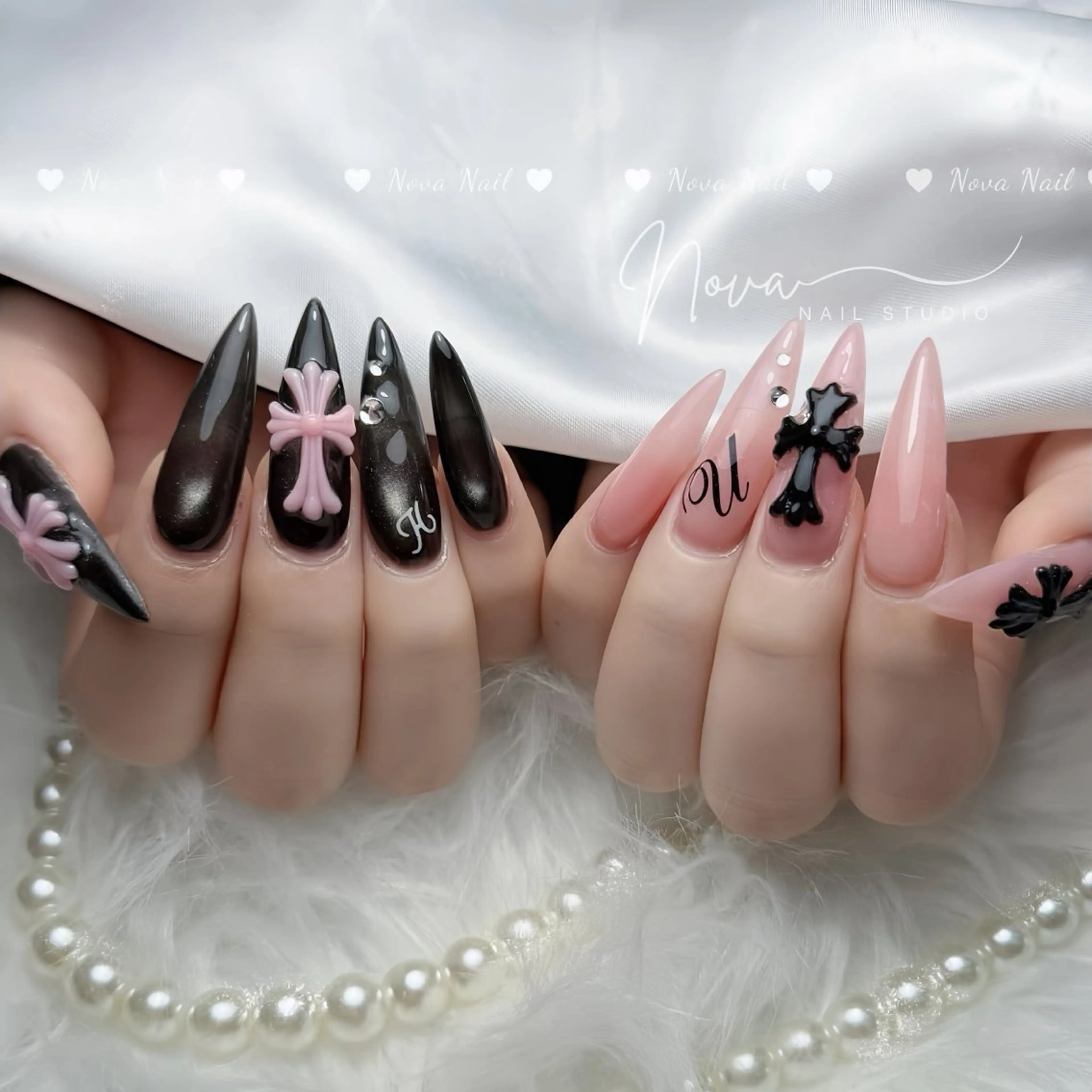 ネイル ハンドネイル ハンドケア Nova Nail Nambaのネイルデザイン