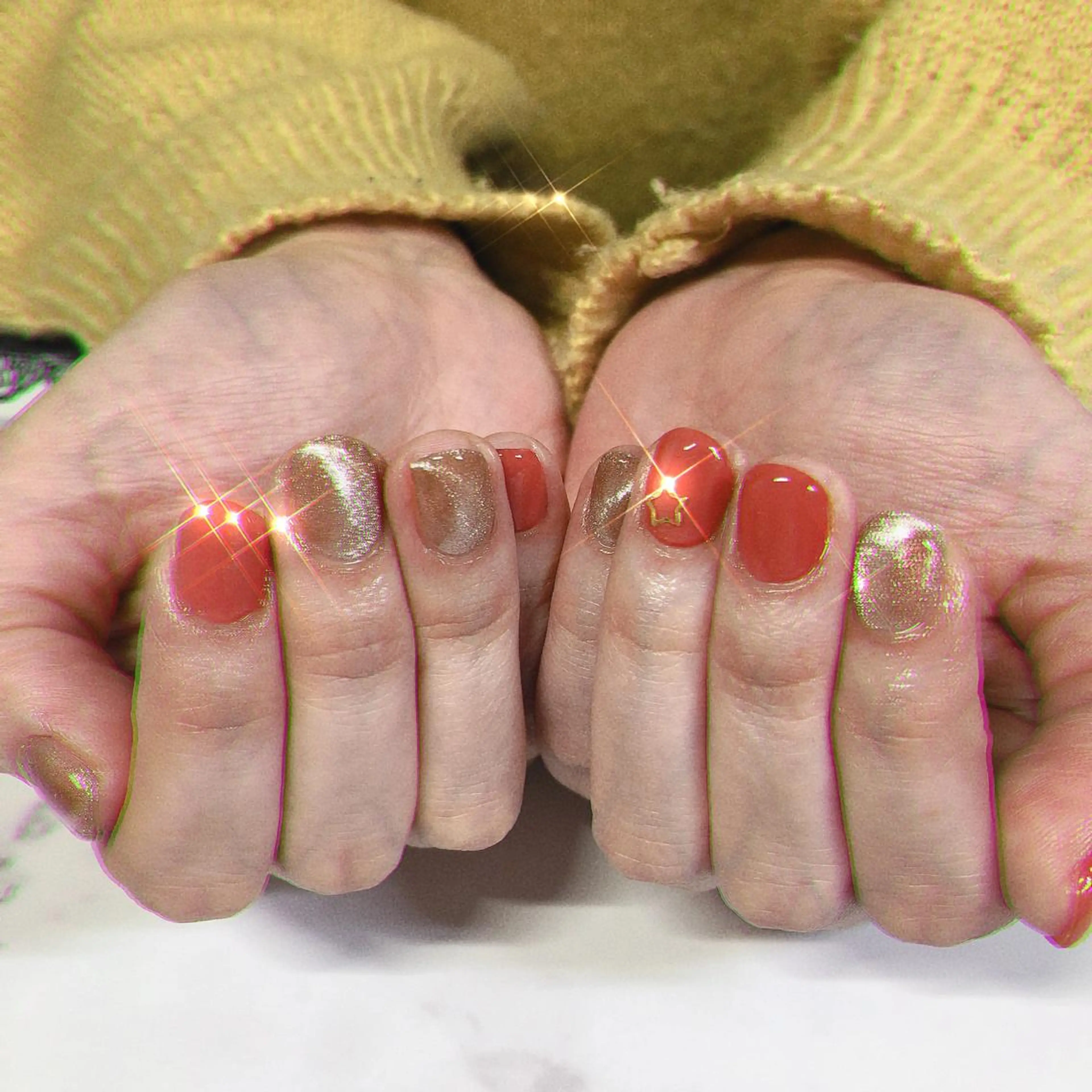 ネイル ワンカラーネイル 奥園 良恵のネイルデザイン