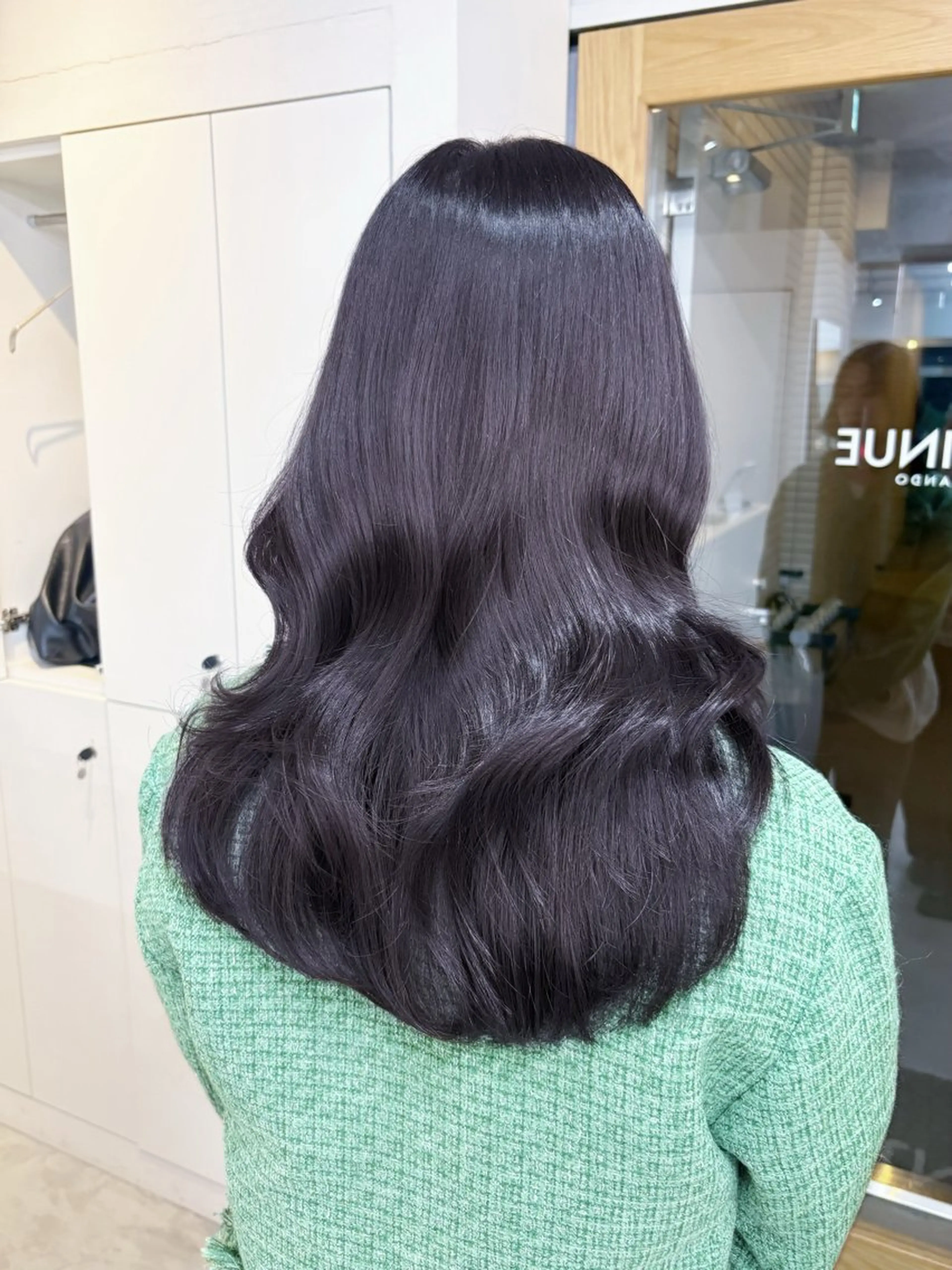 セミロング ヘアカラー トリートメント ♡表参道/透明感 カラー/AOI🪽♡のヘアスタイル