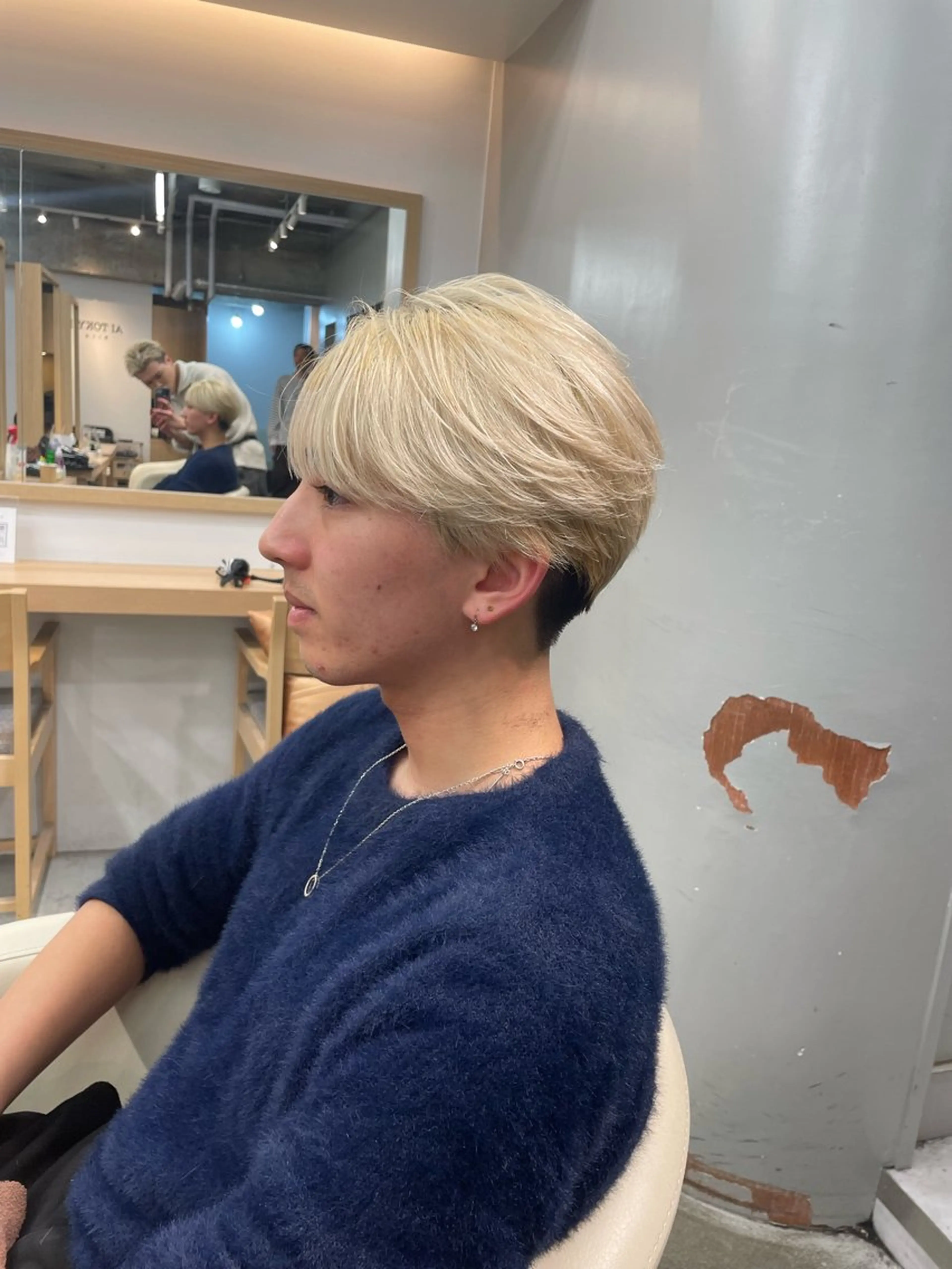 カラー メンズ カマタ ハルキのヘアスタイル