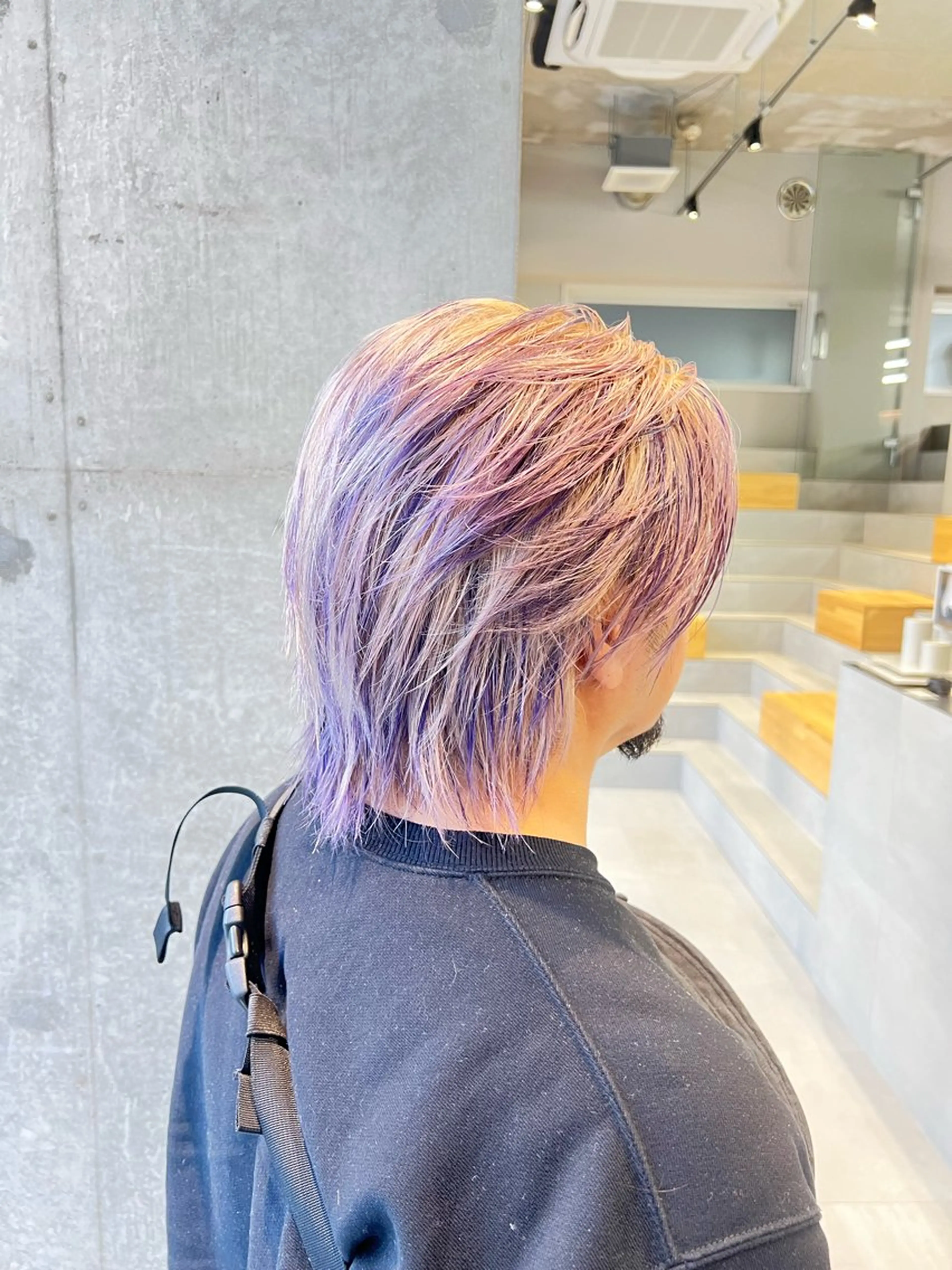 カラー メンズ カット ヘアカラー 吉沢遣人/レイヤー 艶カラー/抜け感のヘアスタイル