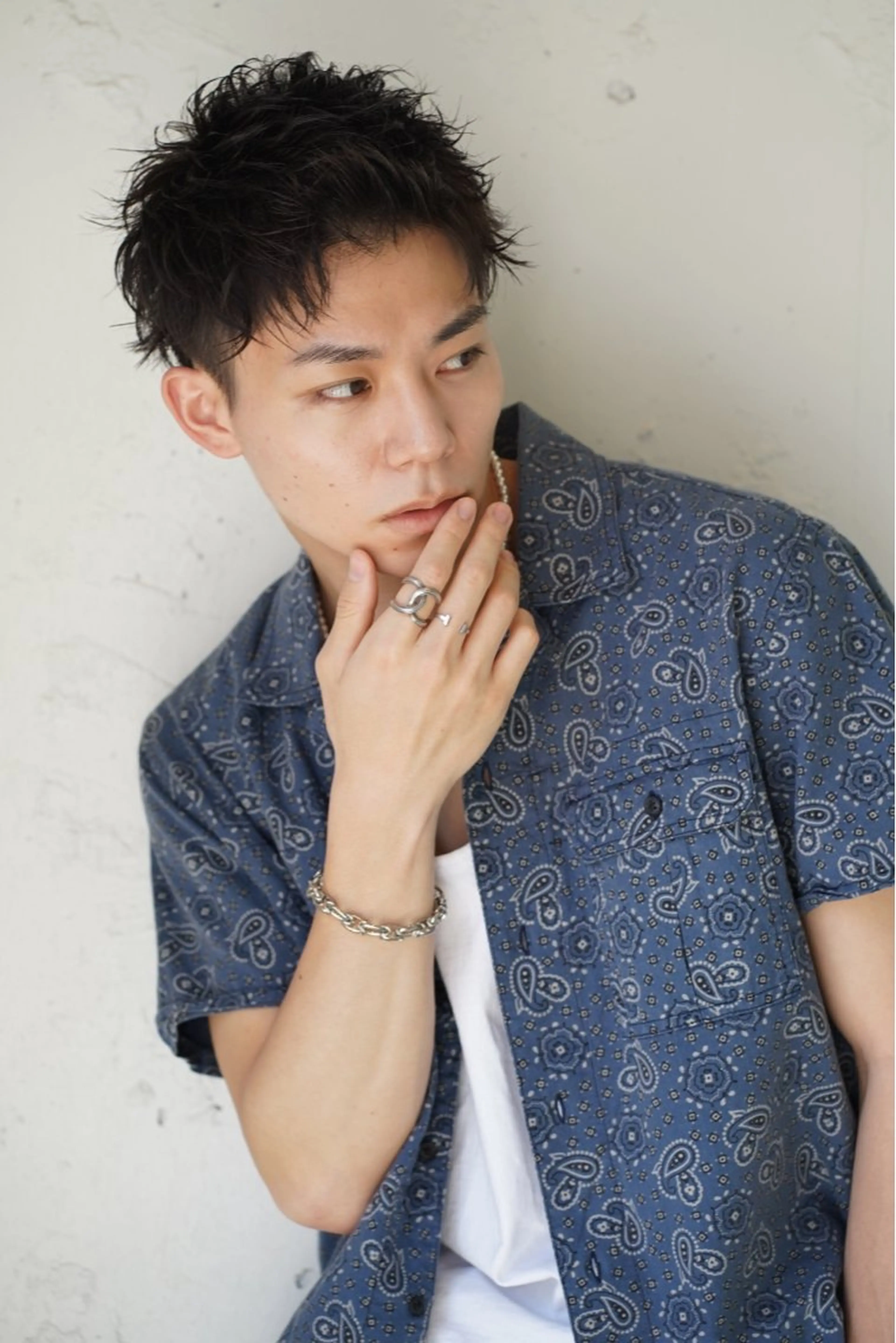 ショート パーマ メンズ ROMMY.×Homme所属・ミニモ限定‼️ メンズカット✂️のヘアスタイル