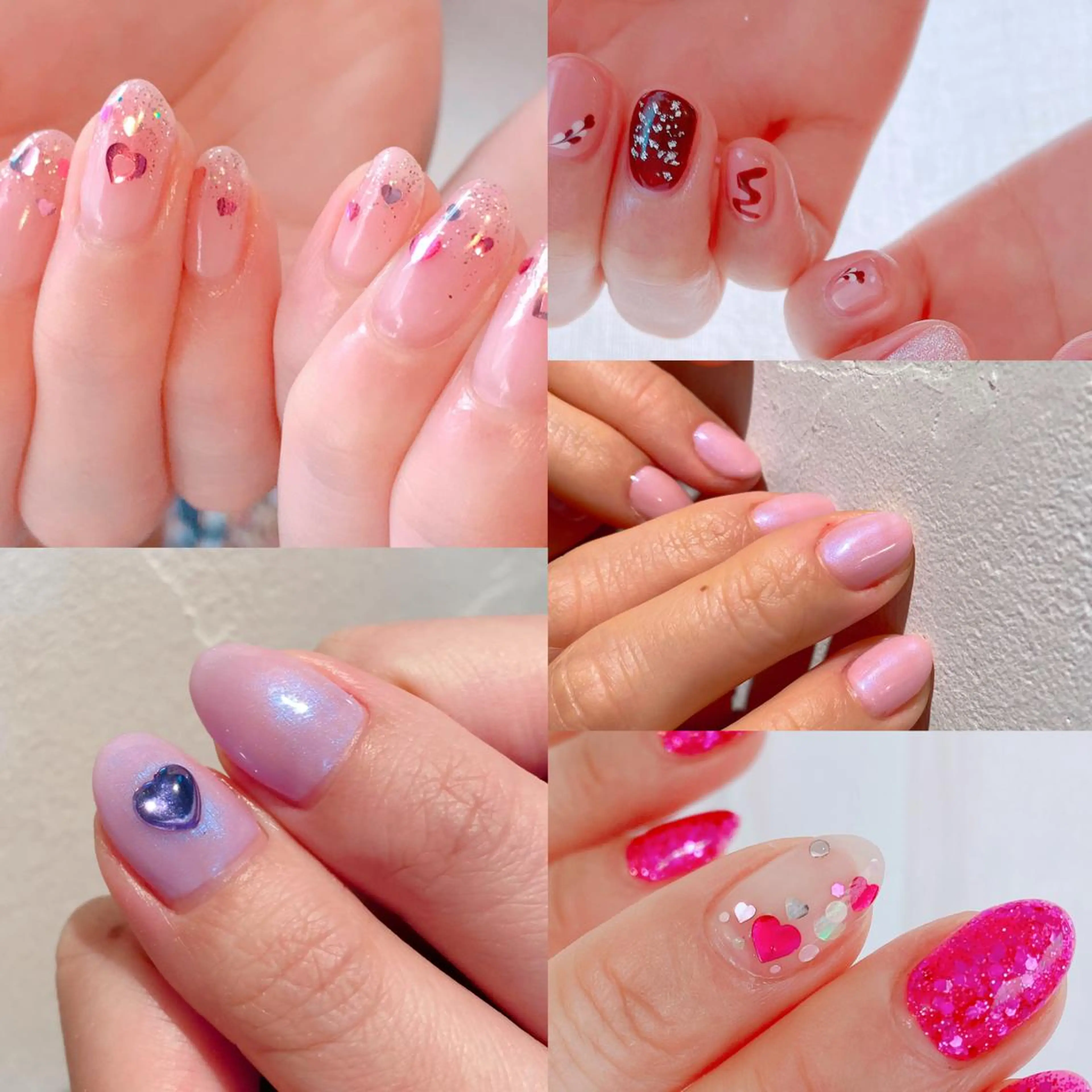 ネイル 春ネイル バレンタイン ハンドネイル Ann nailのネイルデザイン