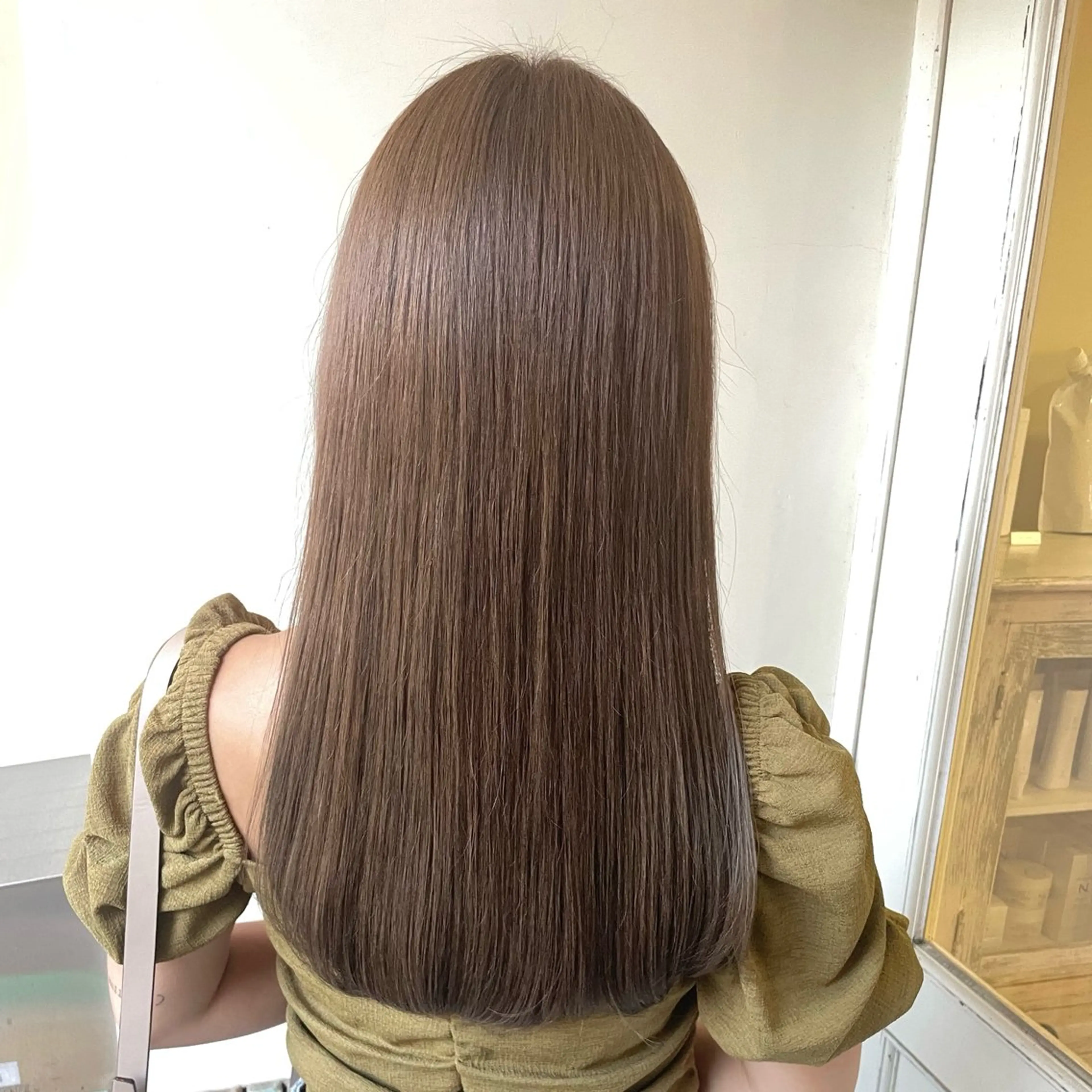 セミロング カット ヘアカラー トリートメント 【髪質改善】 Wakanaのヘアスタイル