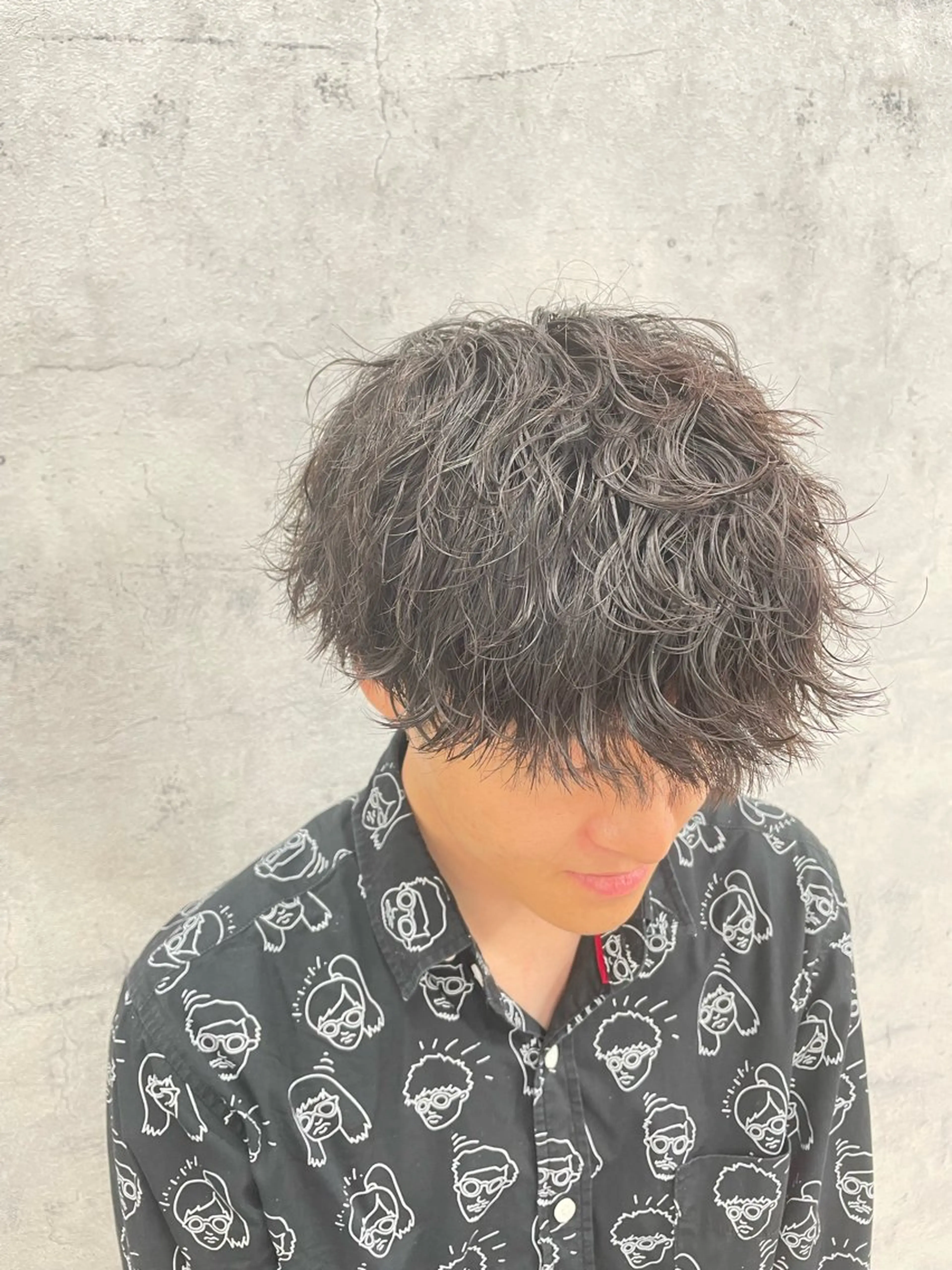 ショート パーマ メンズ カット パーマ メンズ/パーマ KAZUKIのヘアスタイル