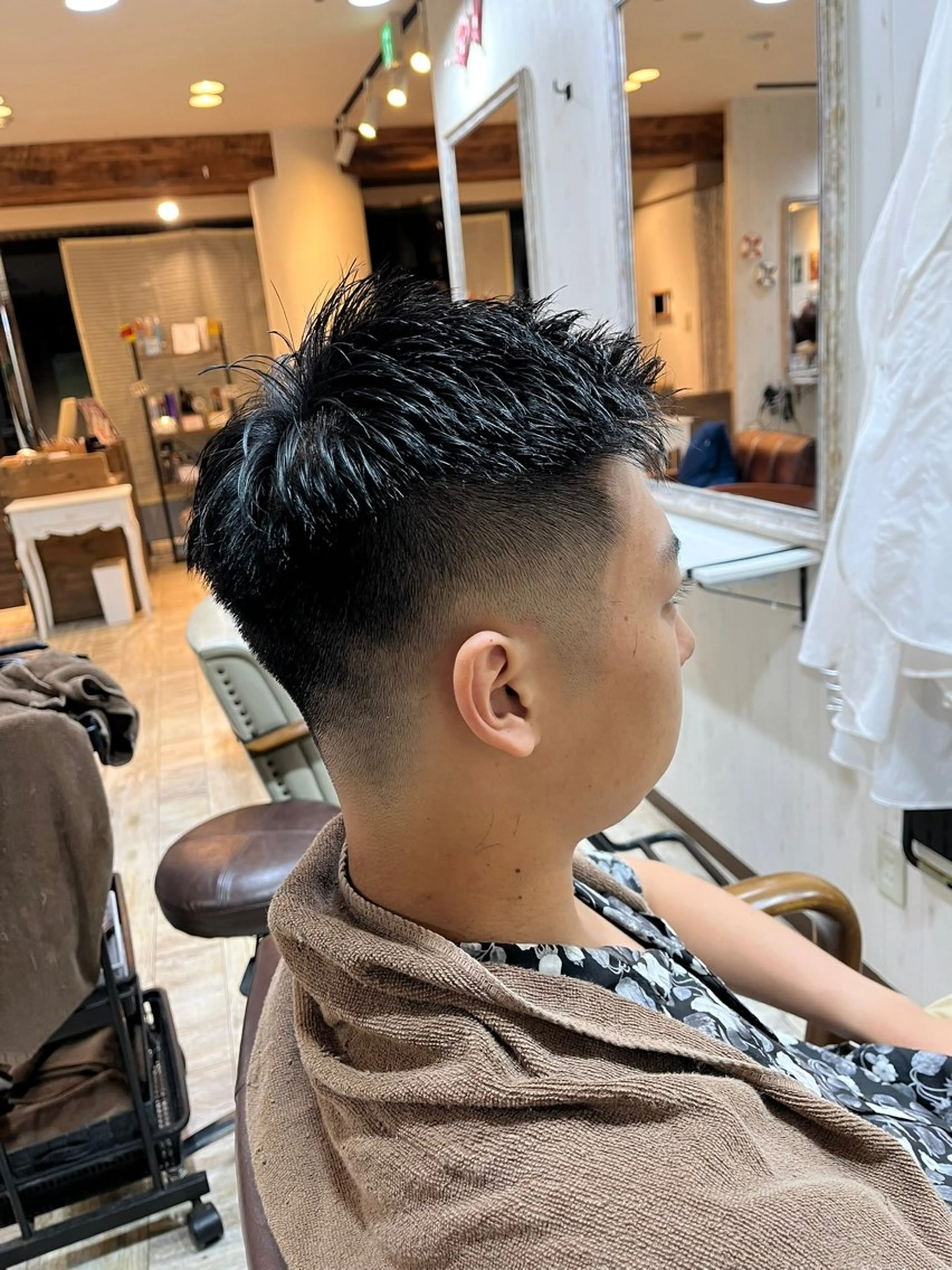 メンズ キンサダ ワンリダのヘアスタイル