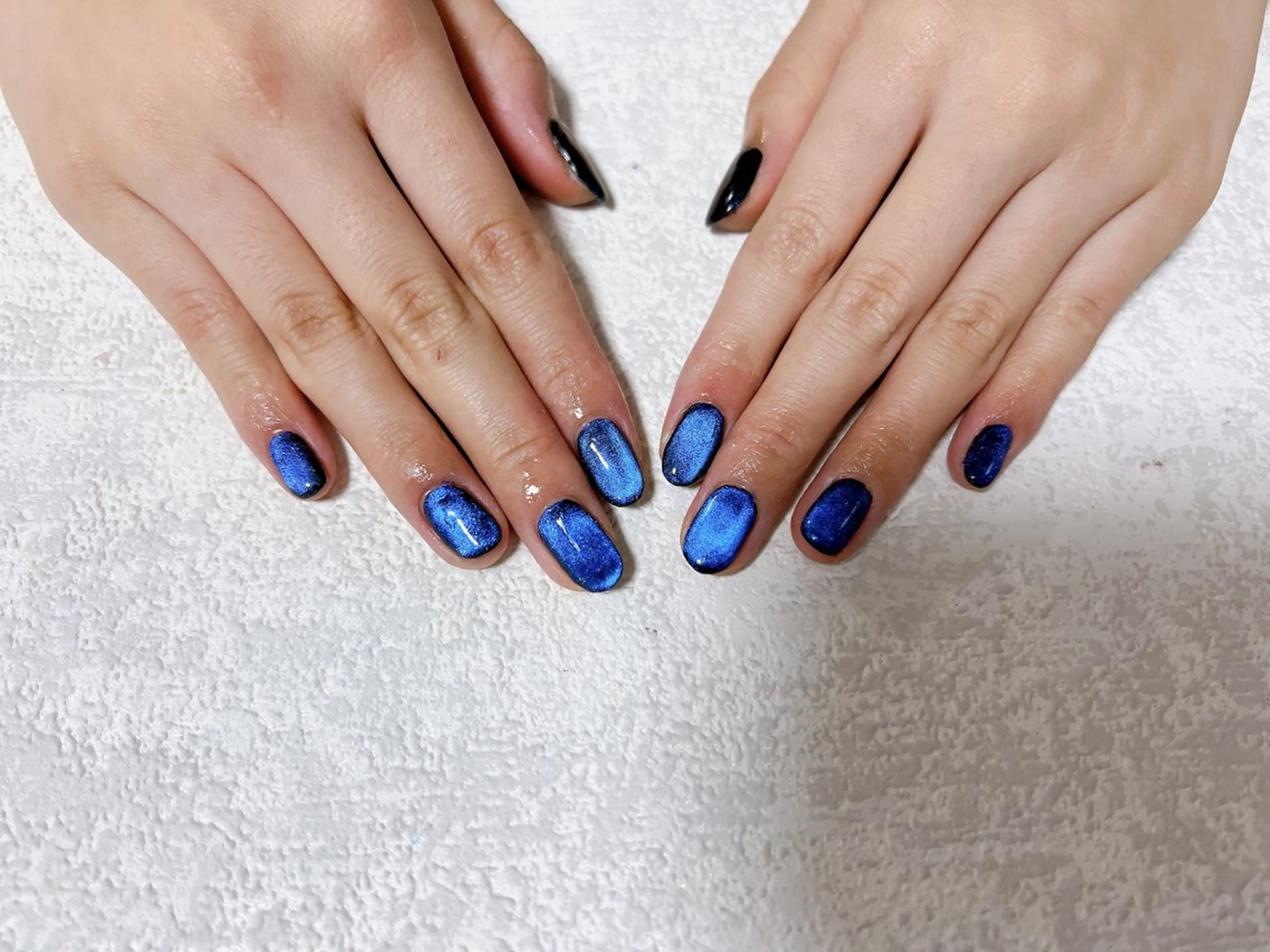 ネイル オーロラネイル フットネイル フレンチネイル ジェルネイル 韓国ネイル ハンドネイル mogunail &blowのネイルデザイン