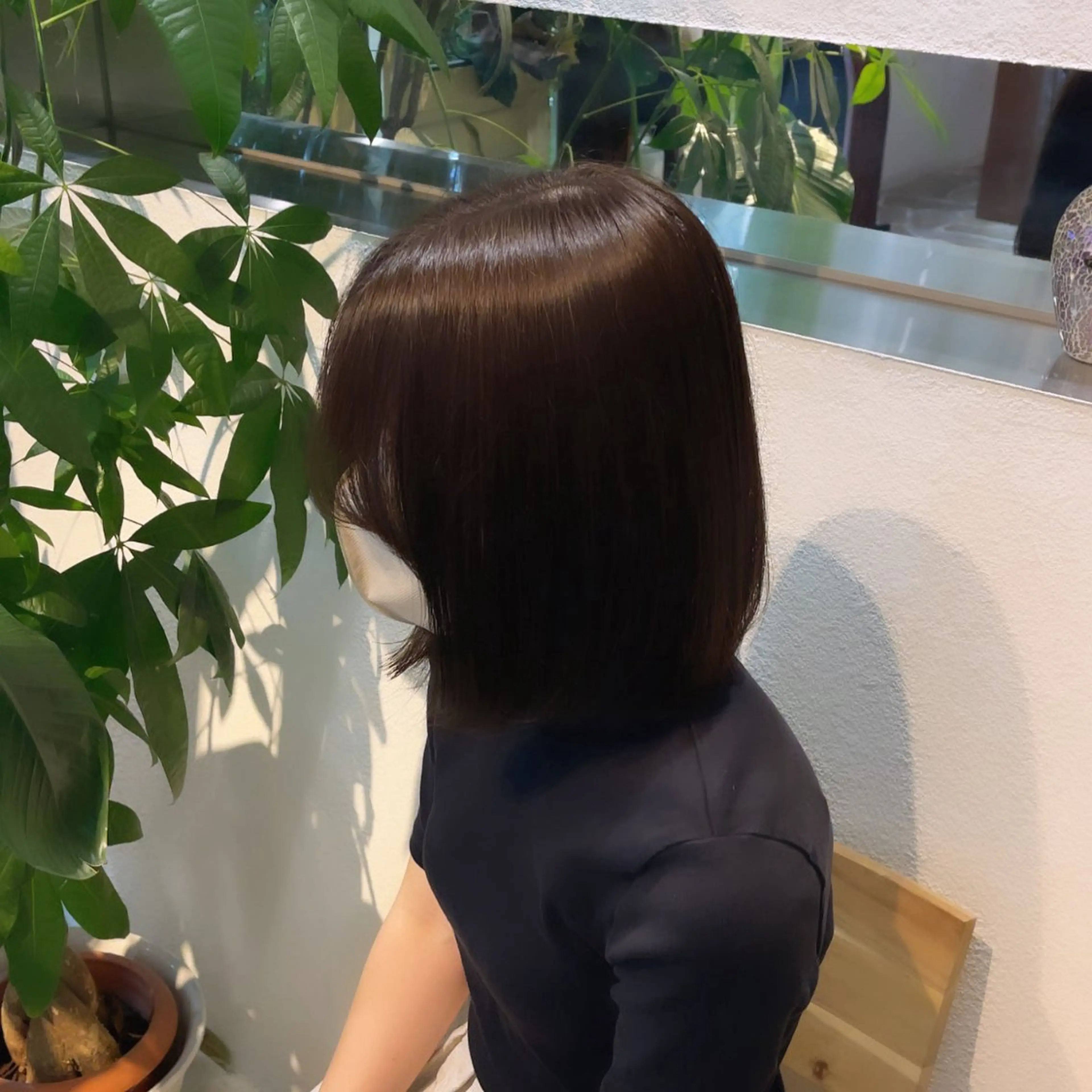 ショート カラー ラベンダーカラー オリーブカラー suzuka/透明感 /顔周り/美髪矯正のヘアスタイル