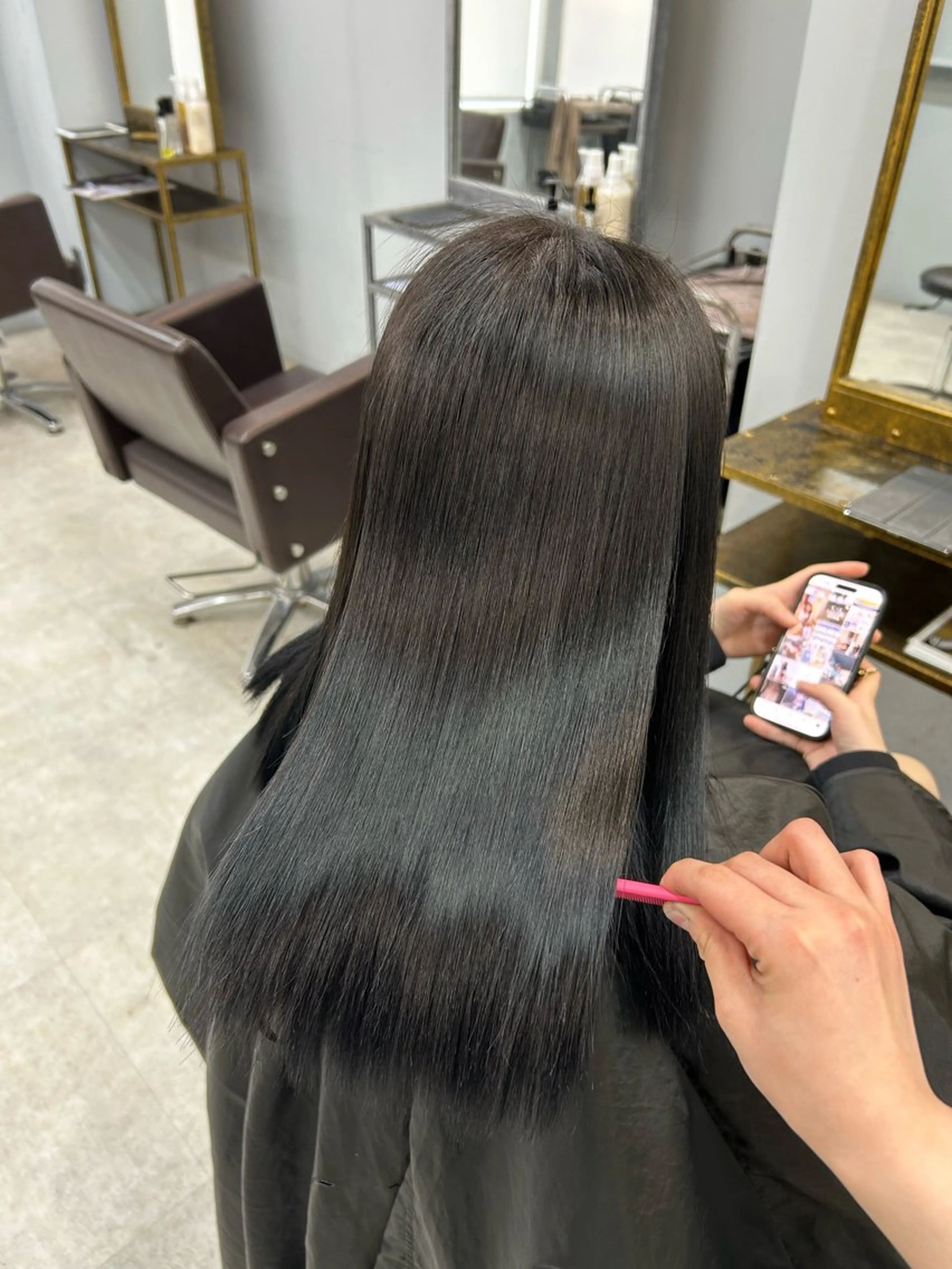 セミロング 福島 wakanaのヘアスタイル