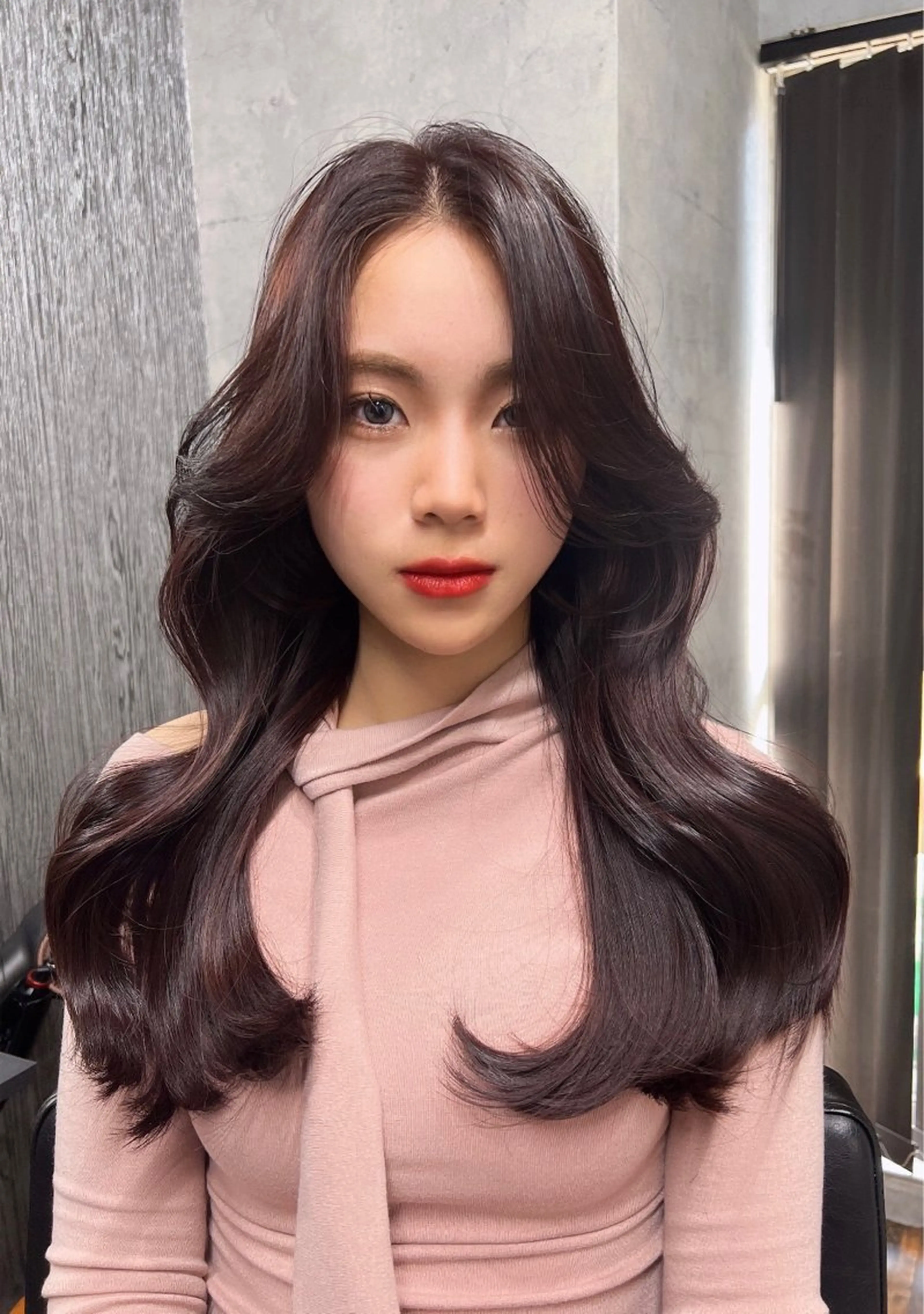 セミロング カラー 🇰🇷韓国トレンド ヘア🇰🇷高田のヘアスタイル