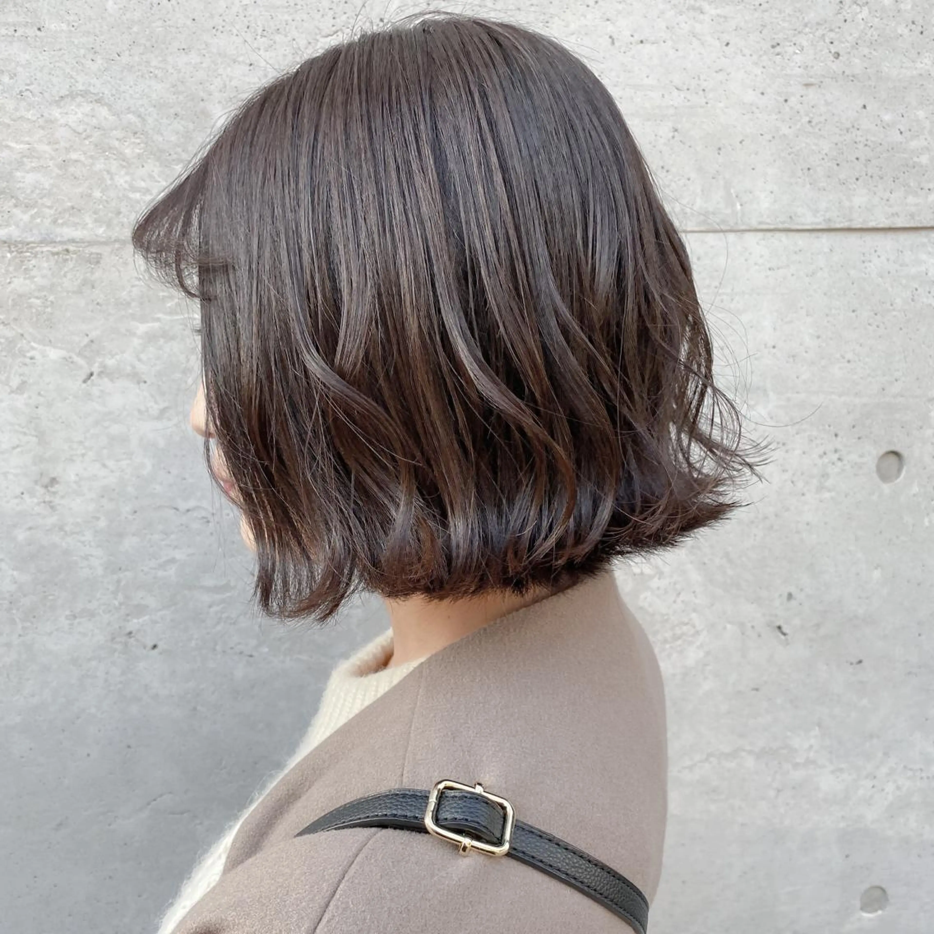 ミディアム カラー ラベンダーカラー 【透明感、艶髪】西村 有司のヘアスタイル