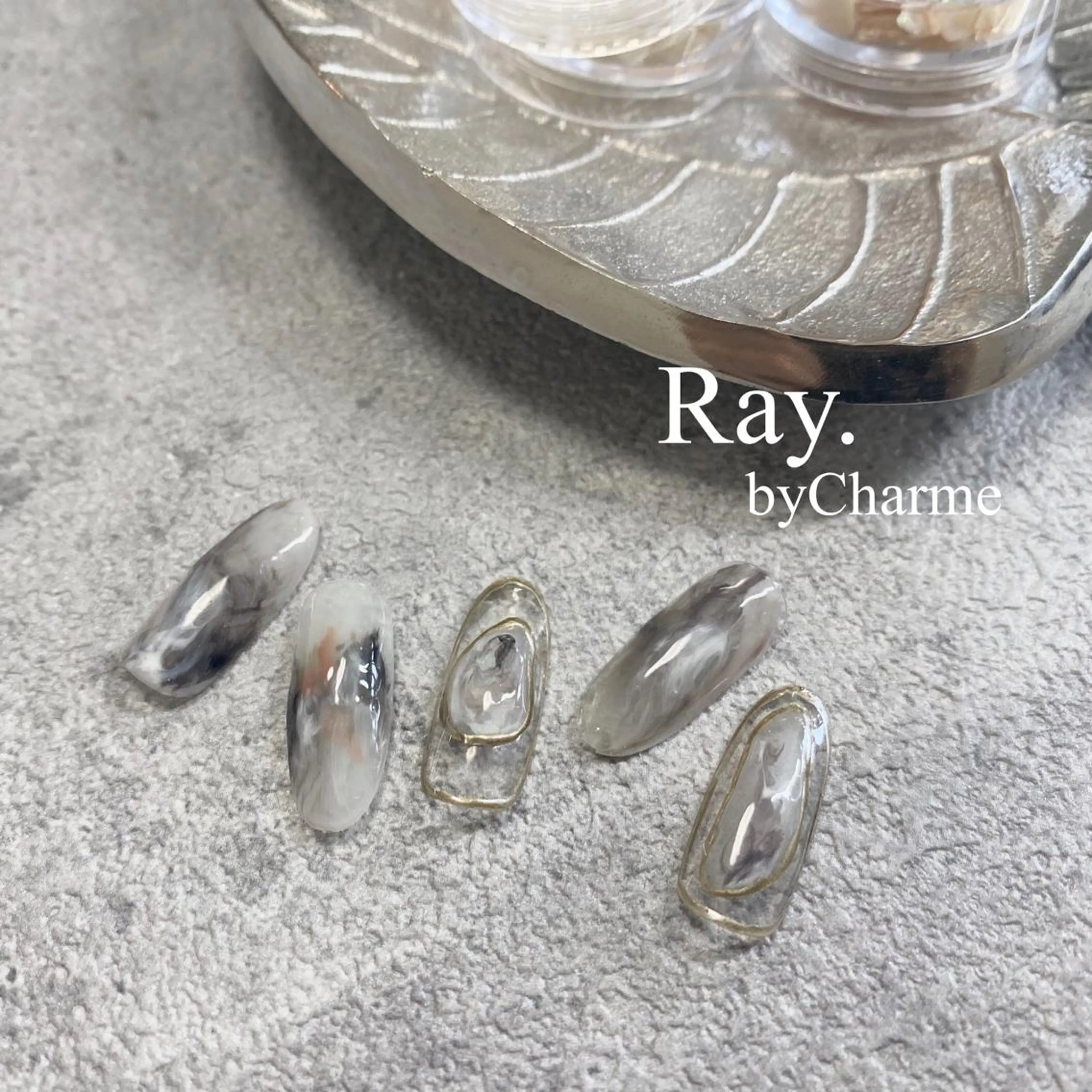 ネイル Ray. /綺麗目ニュアンスのネイルデザイン
