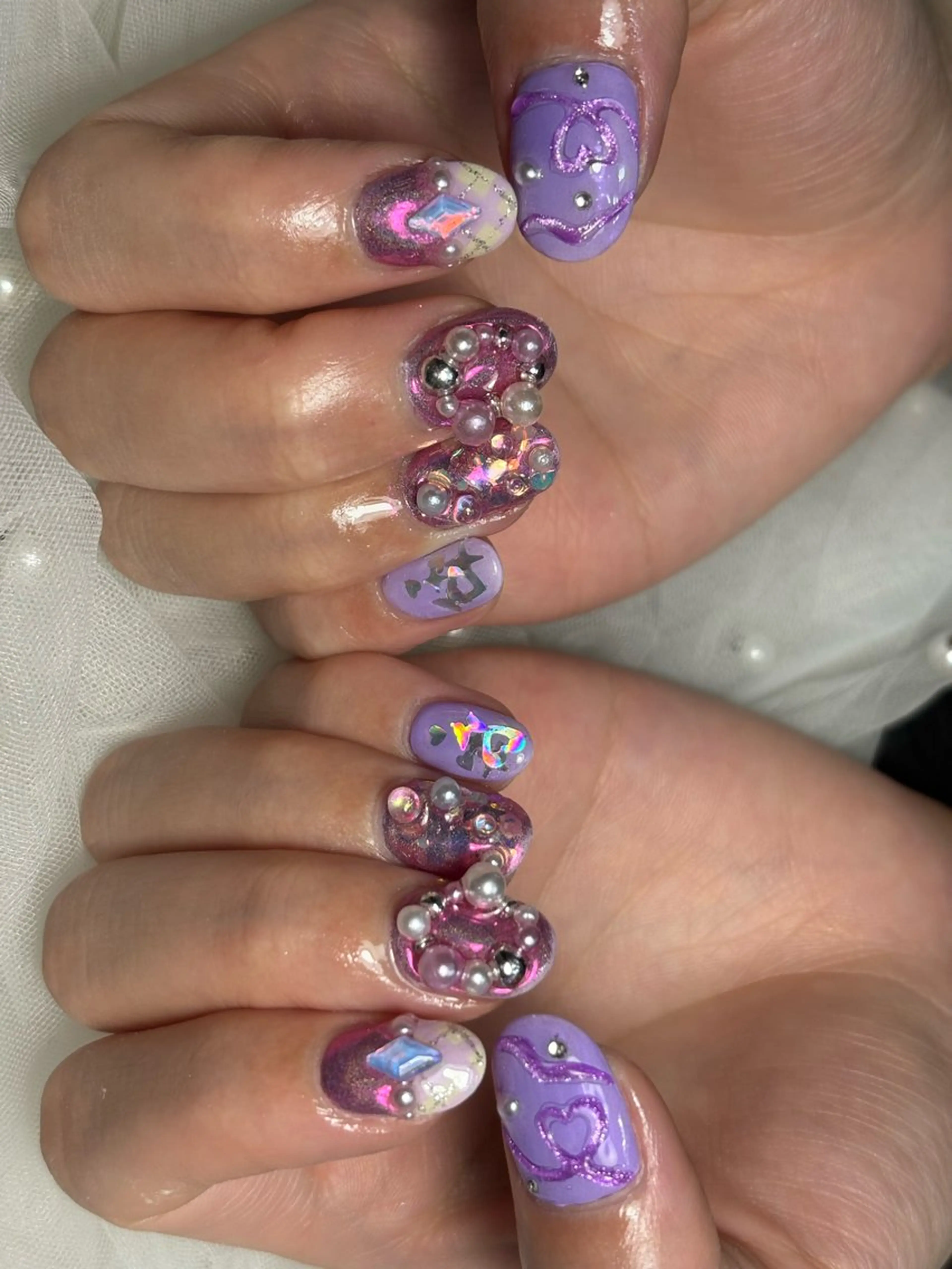 ネイル ハンドネイル フットネイル ✴︎ Delightのネイルデザイン