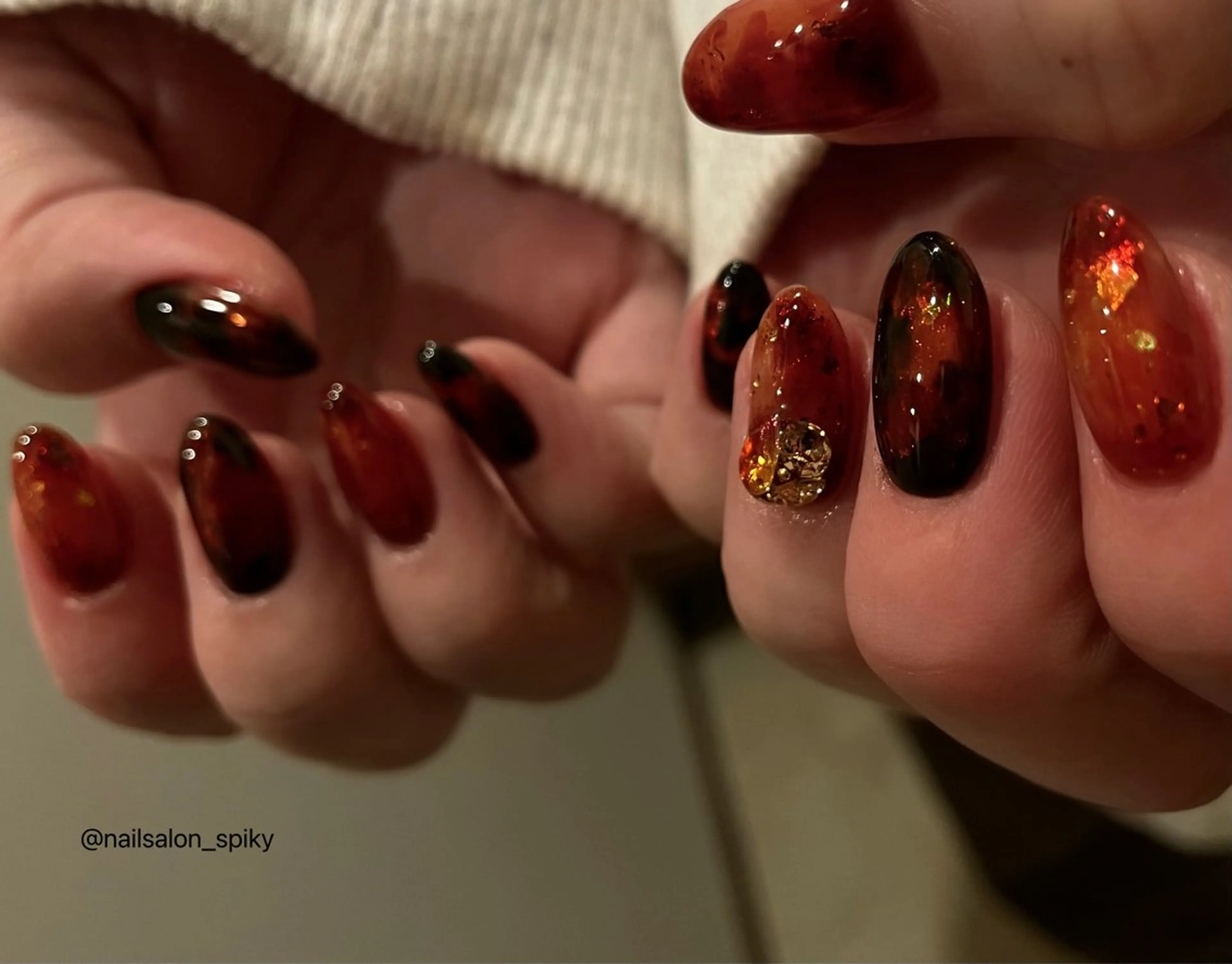 ネイル Spiky とうげ ふうかのネイルデザイン
