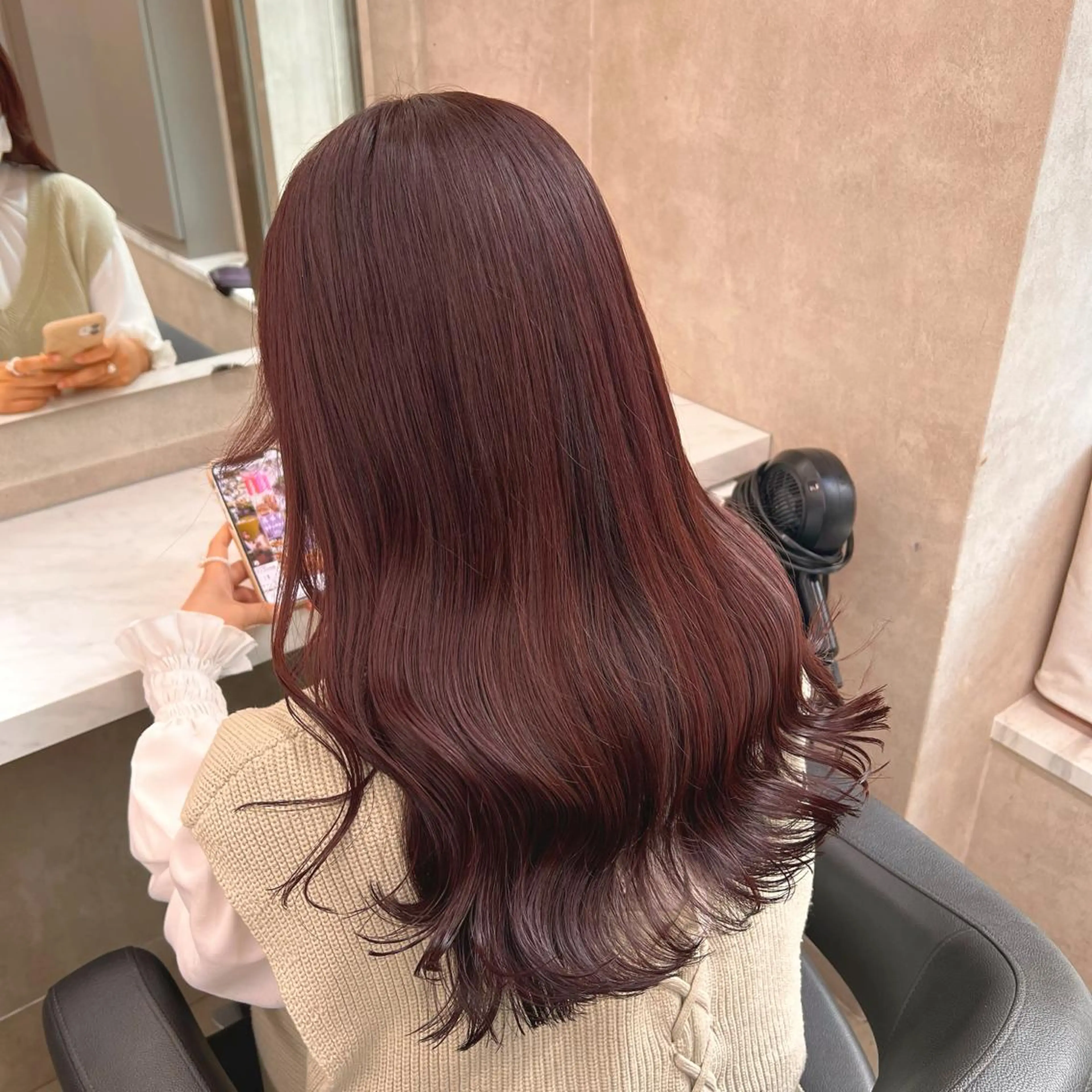 セミロング 💖札幌カラー 指名No.1💖玲奈のヘアスタイル