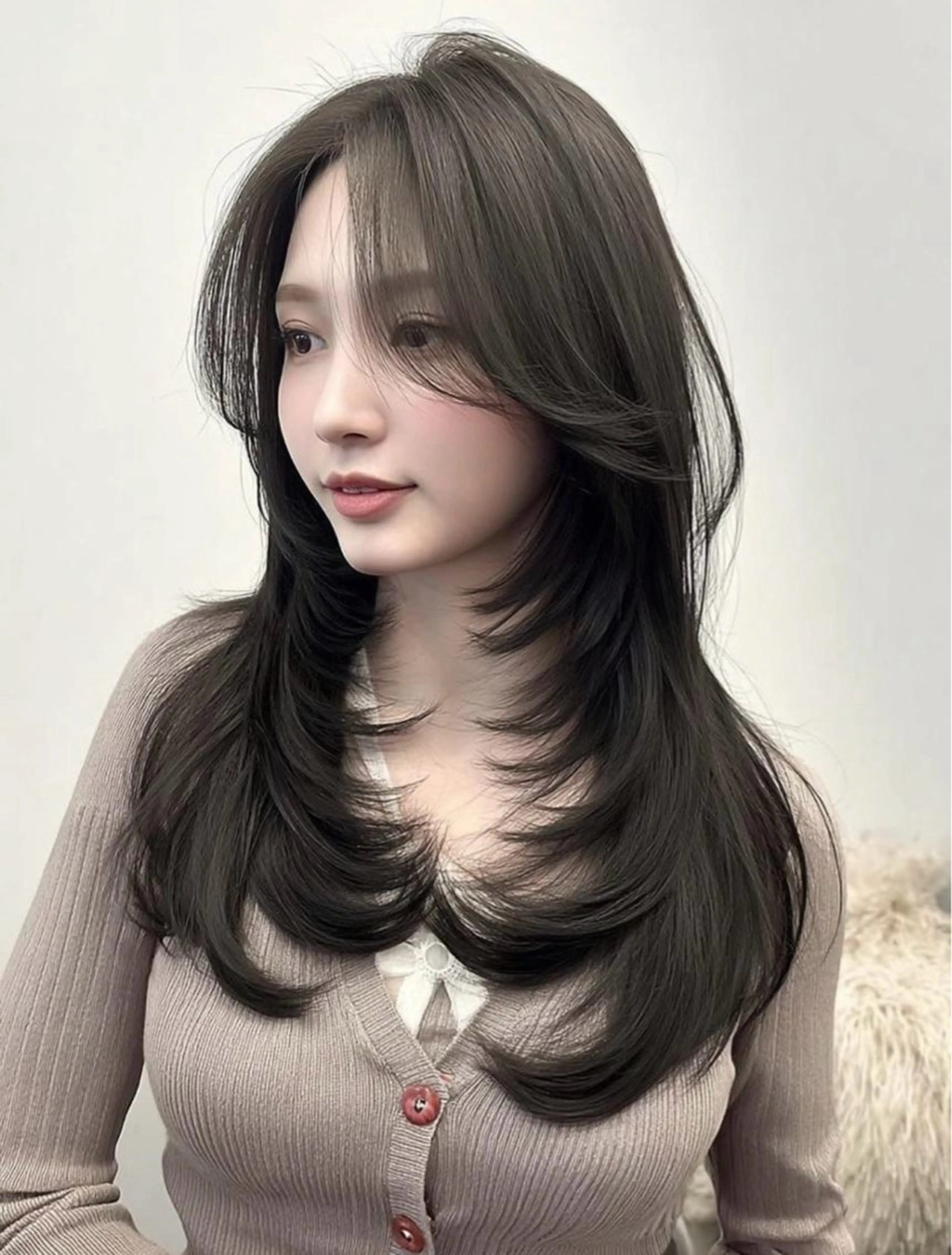 ロング 髪質改善 林 朱里のヘアスタイル