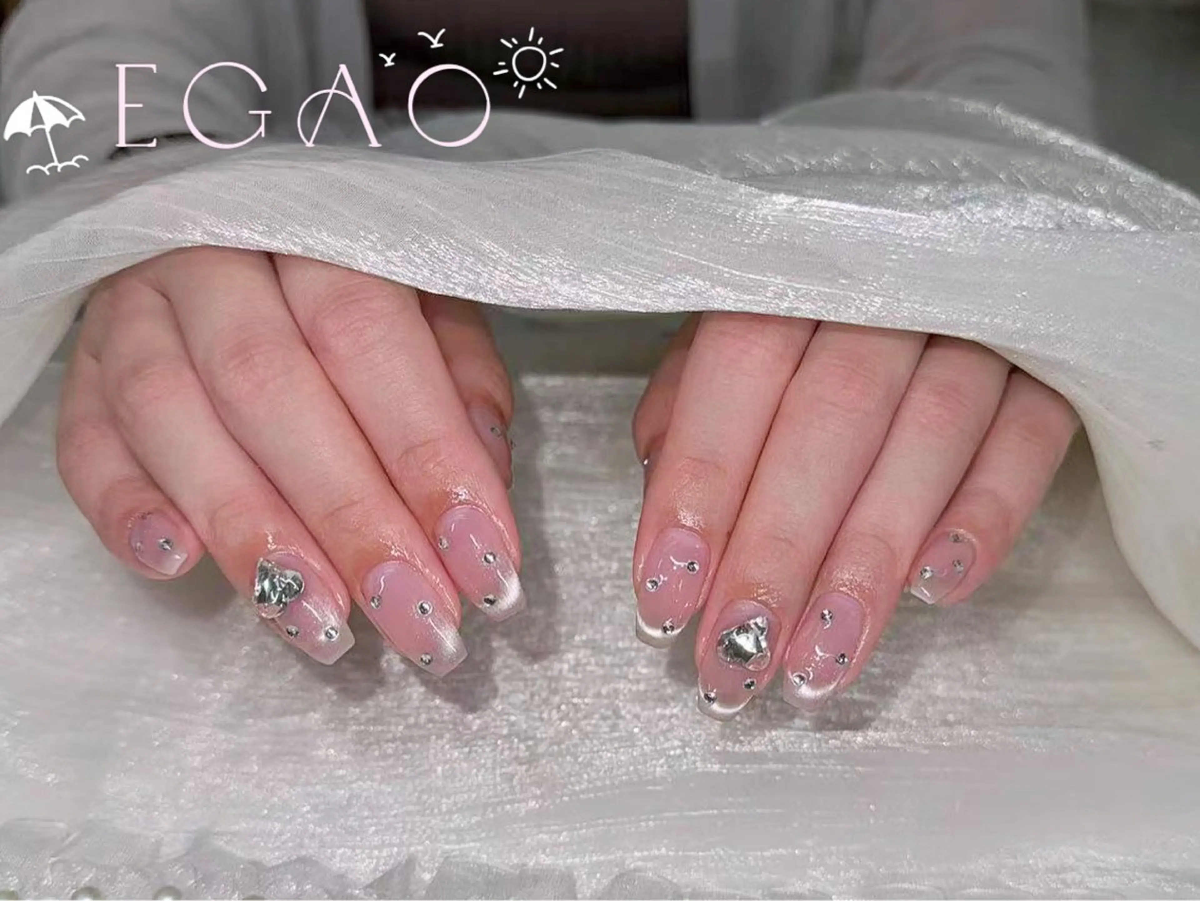 ネイル アートネイル フットネイル フレンチネイル ジェルネイル グラデーション ハンドネイル Egao Nail錦糸町店のネイルデザイン