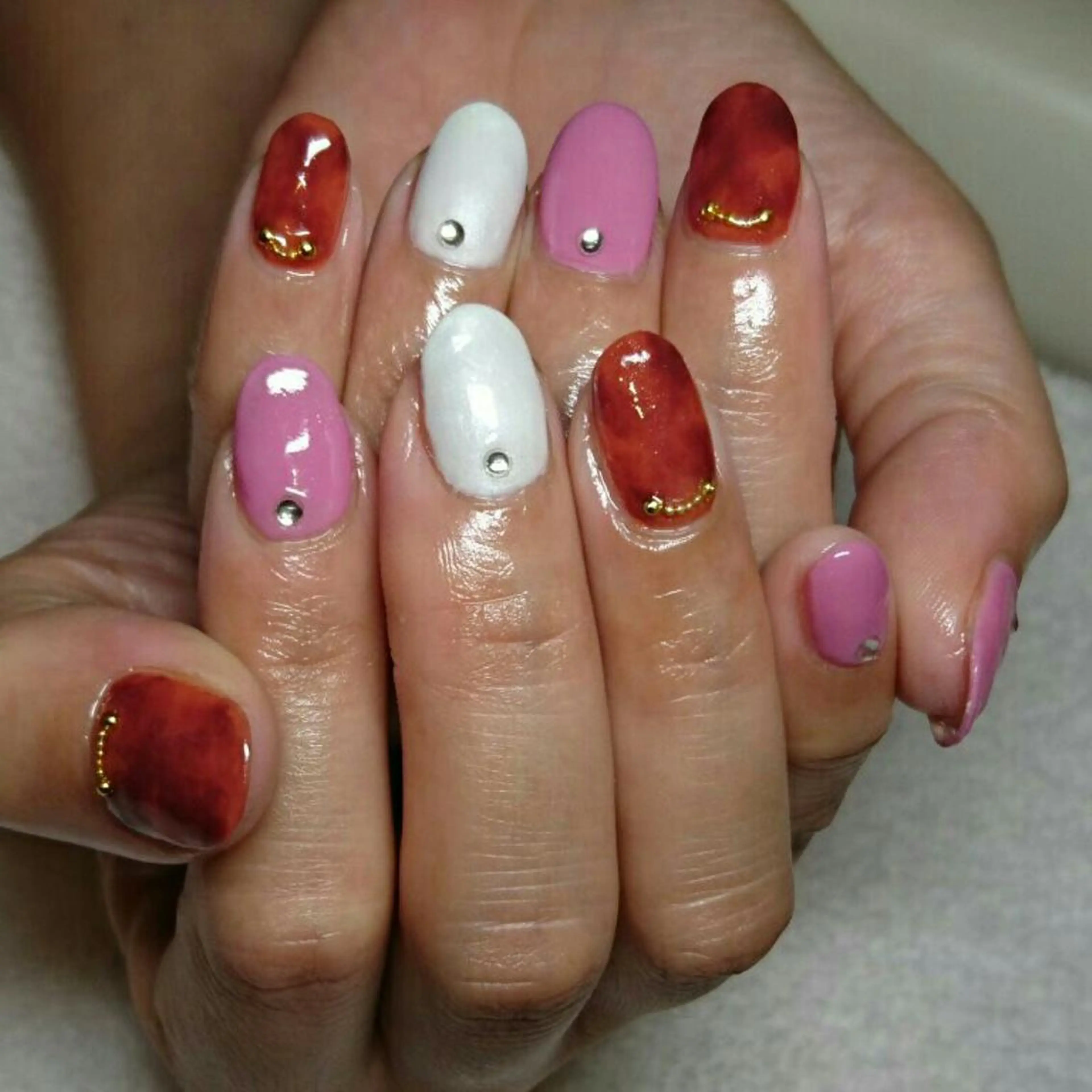 ネイル べっ甲ネイル LAVISH nail salonのネイルデザイン